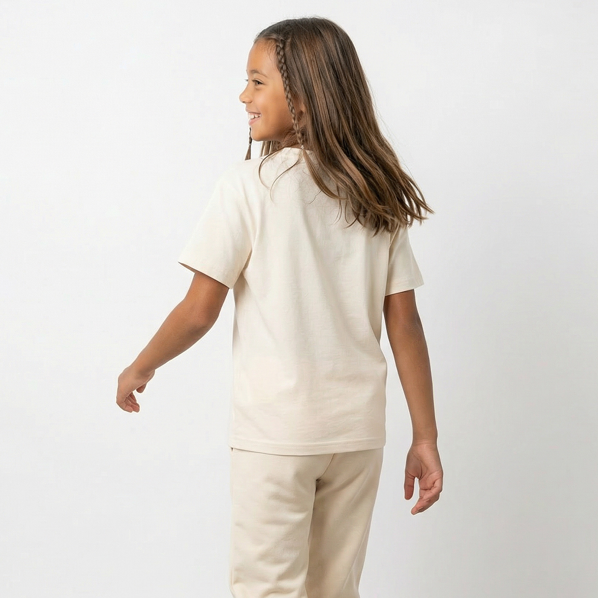 Puma Crew Neck Short Sleeves T-shirt with Logo Print-girls-clothing-tshirts-image-3