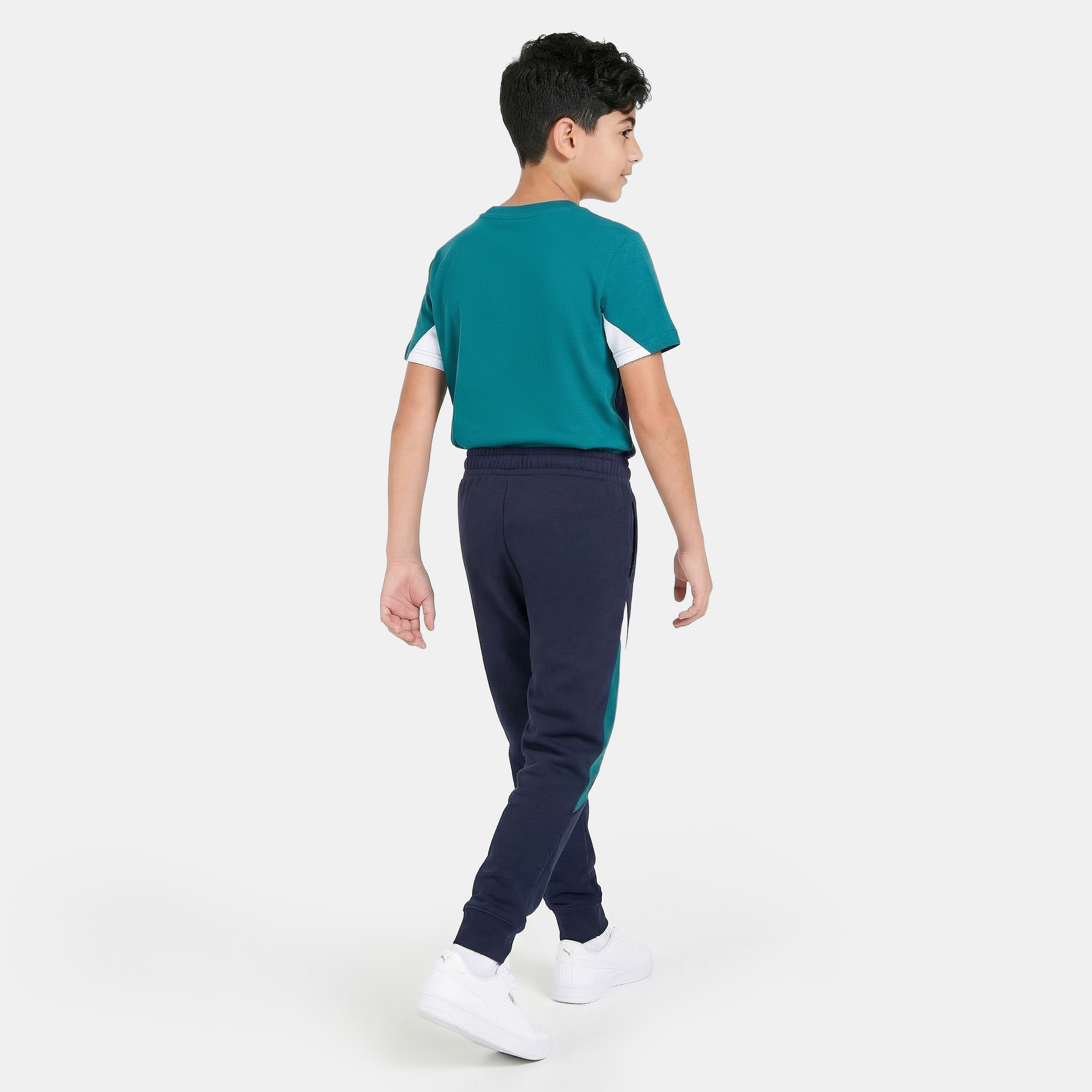 PUMA Elasticated Waist Joggers with Pockets-boys-clothing-bottoms-joggersandtrackpants-image-3