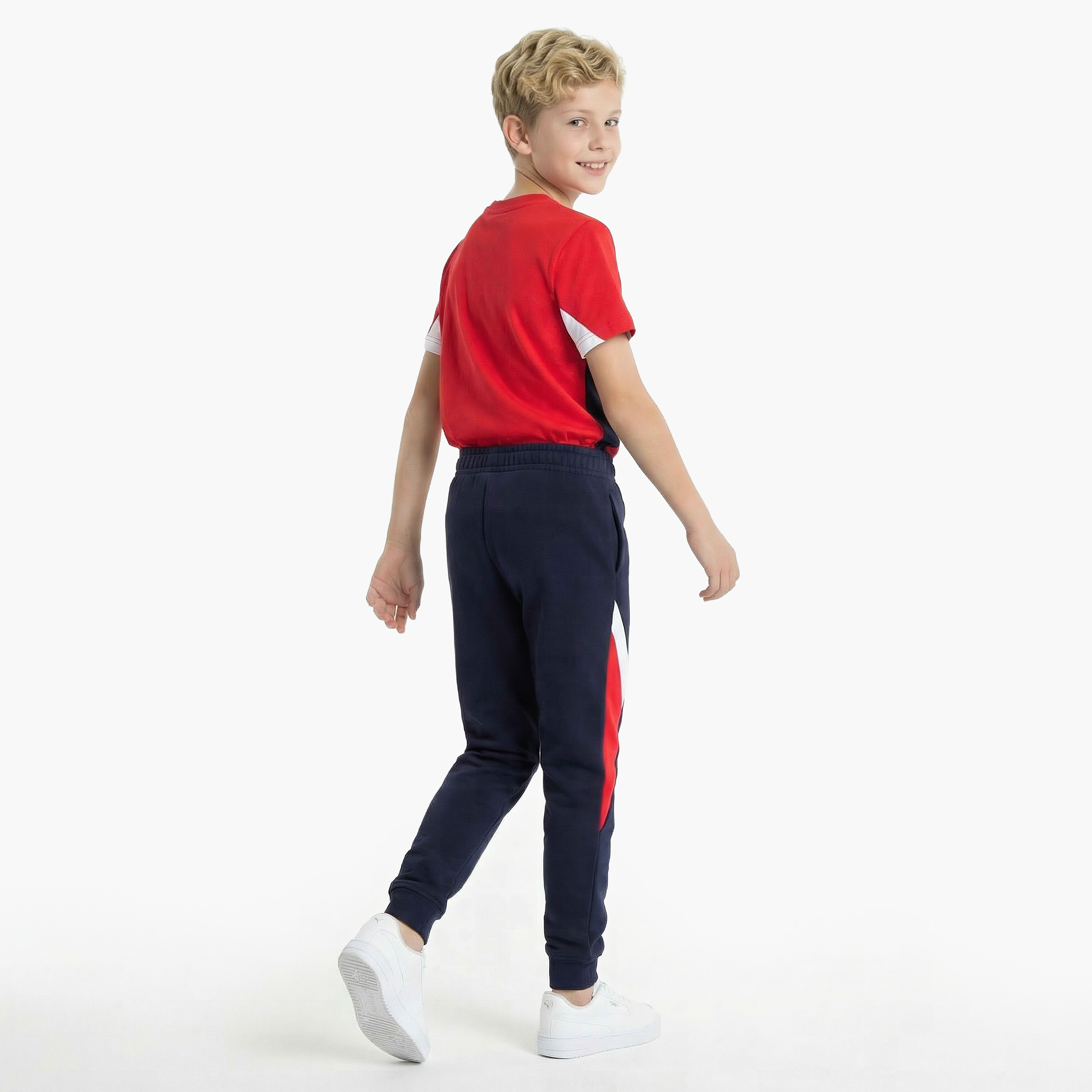 PUMA Elasticated Waist Joggers with Pockets-boys-clothing-bottoms-joggersandtrackpants-image-3