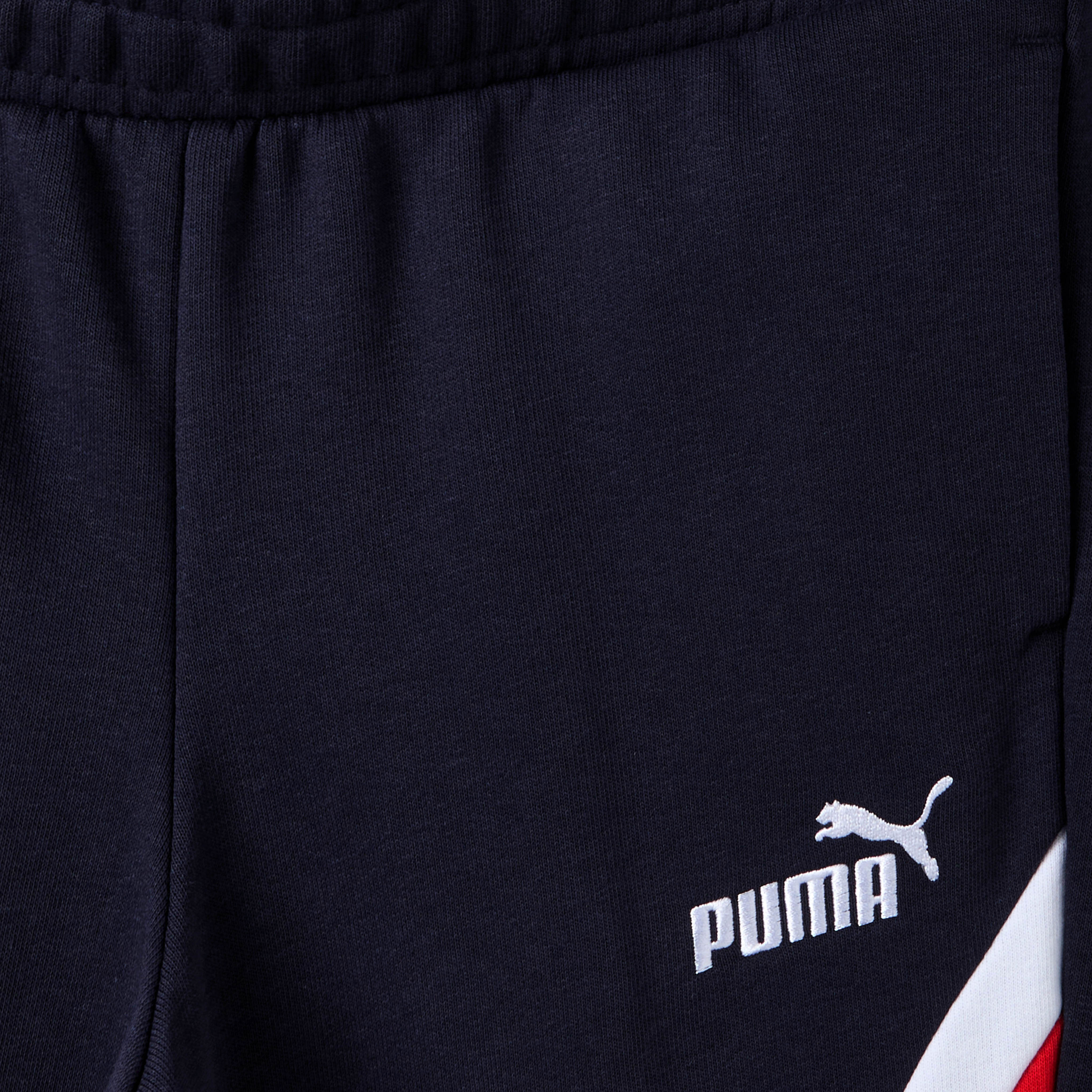 PUMA Elasticated Waist Joggers with Pockets-boys-clothing-bottoms-joggersandtrackpants-image-4