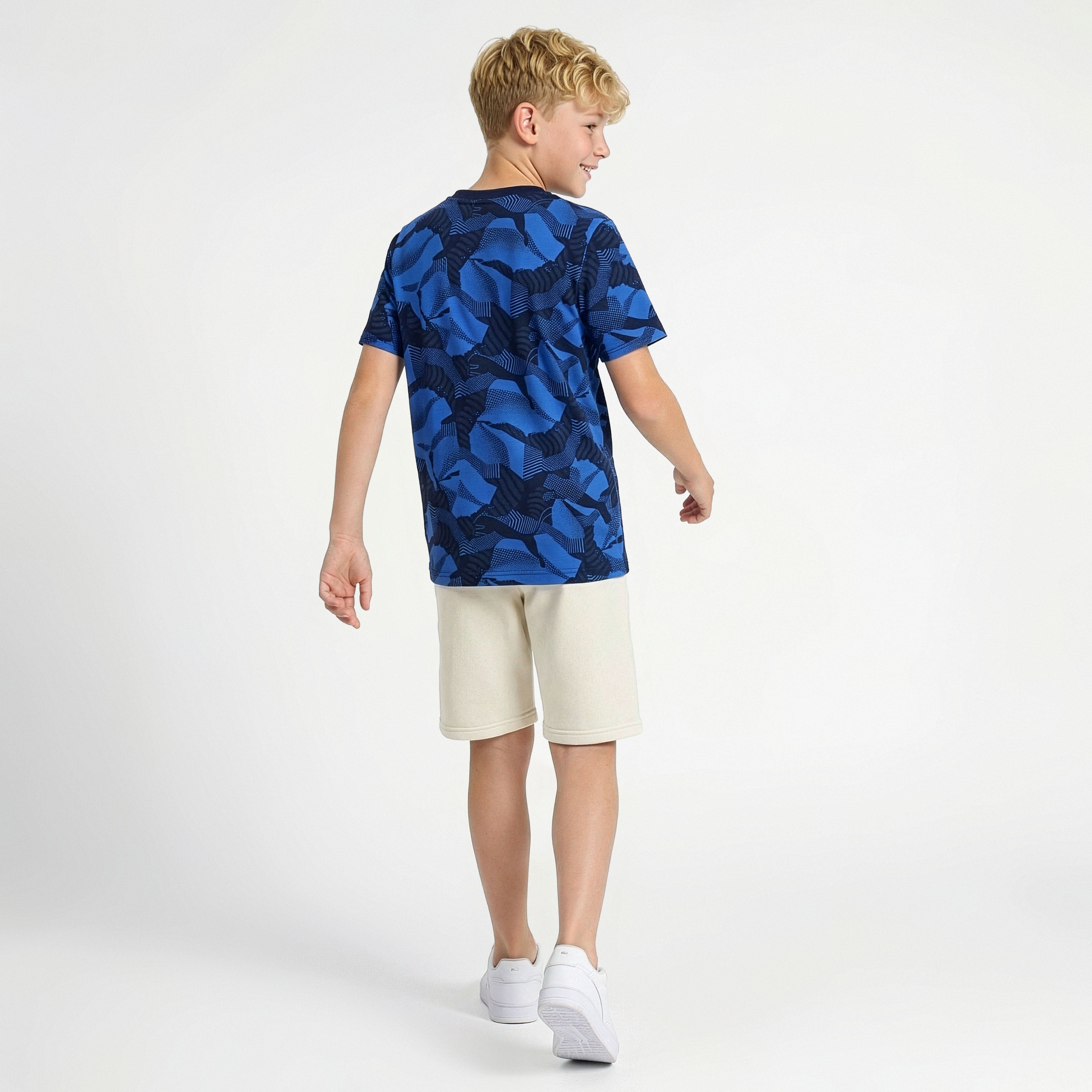 PUMA Crew Neck Short Sleeves T-shirt with Print-boys-clothing-sportswear-tops-image-3