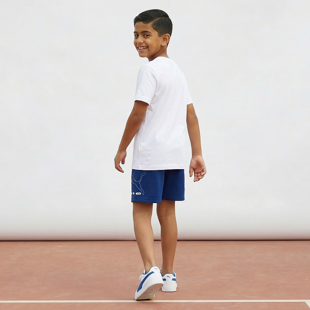 PUMA Crew Neck Short Sleeves T-shirt with Logo Print-boys-clothing-sportswear-tops-image-3