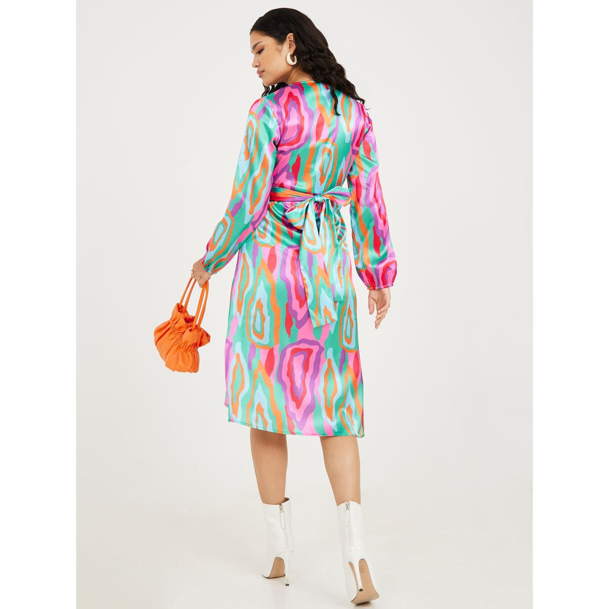 فستان ميدي بنمط لف-women-clothing-dresses-image-4