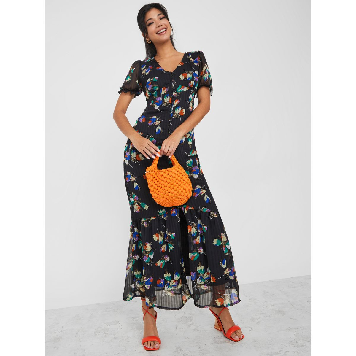 فستان طويل مطبع بزهور-women-clothing-dresses-image-2