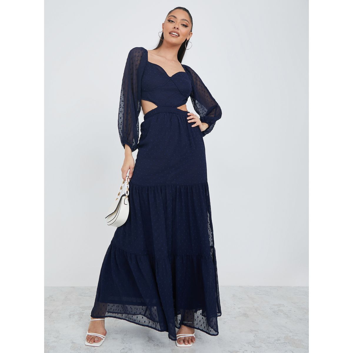 فستان طويل باكمام طويلة-women-clothing-dresses-image-1