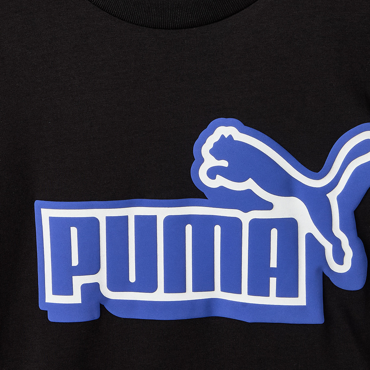 PUMA Crew Neck Short Sleeve T-shirt with Logo Print-boys-clothing-sportswear-tops-image-4