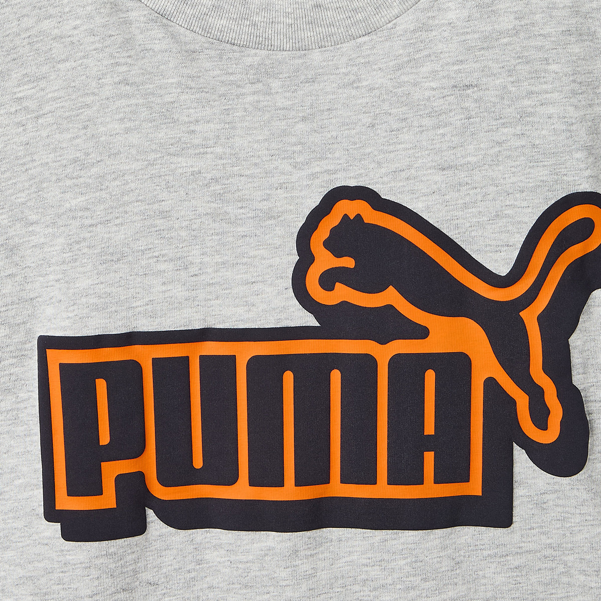 PUMA Crew Neck Short Sleeve T-shirt with Logo Print-boys-clothing-sportswear-tops-image-4