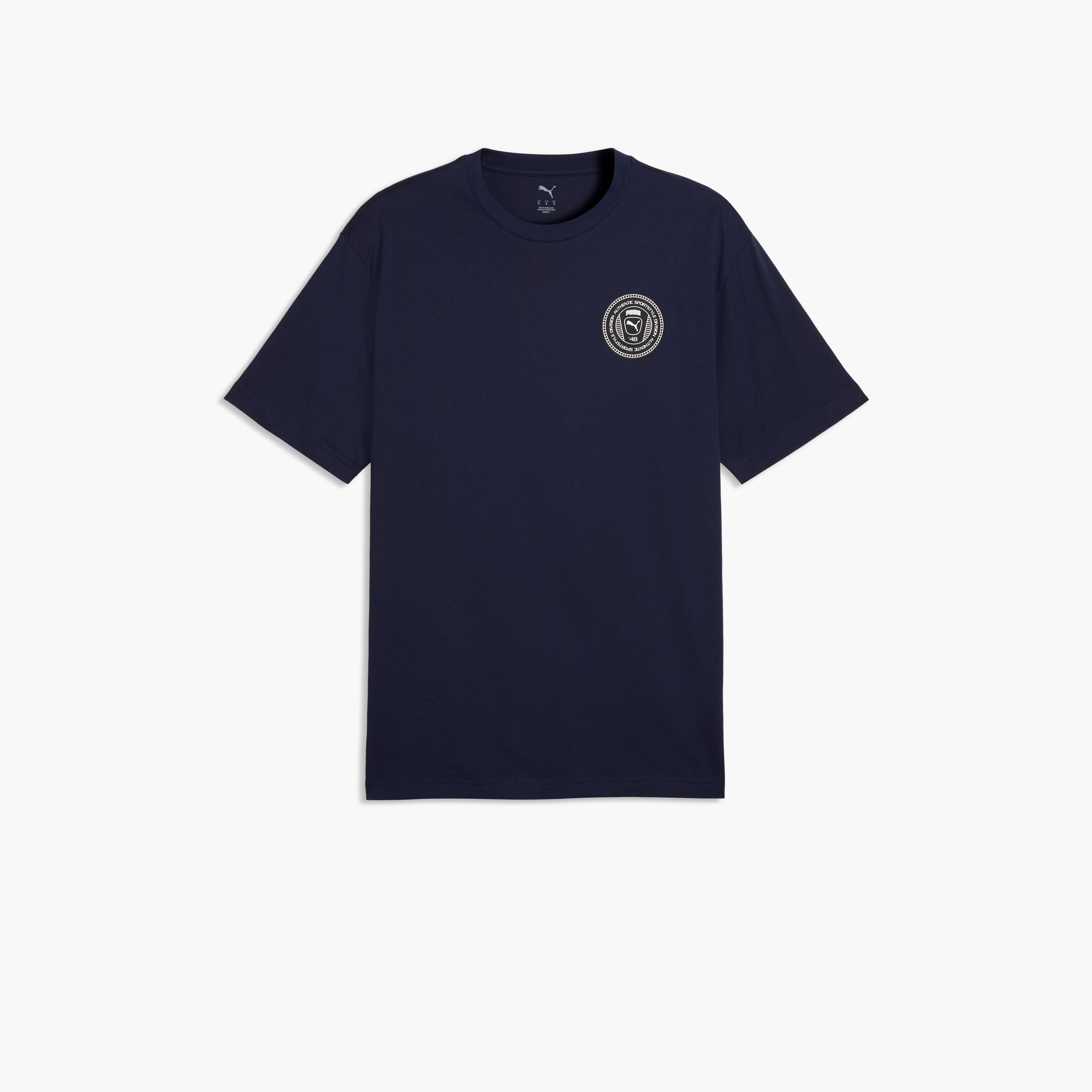 Puma Men's GRAPHICS Relaxed Badge Crew Neck Tee-men-clothing-sportswearandactivewear-tshirtsandpolos-image-1