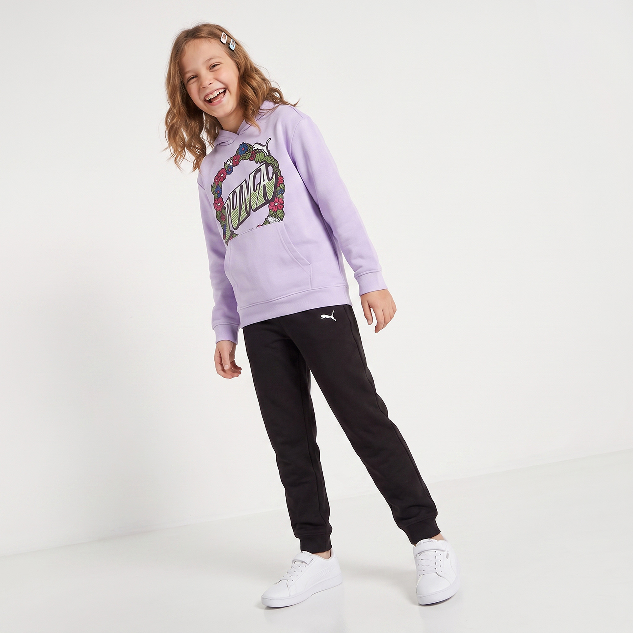 PUMA Hooded Sweatshirt with Graphic Print-girls-clothing-sweatshirts-image-4