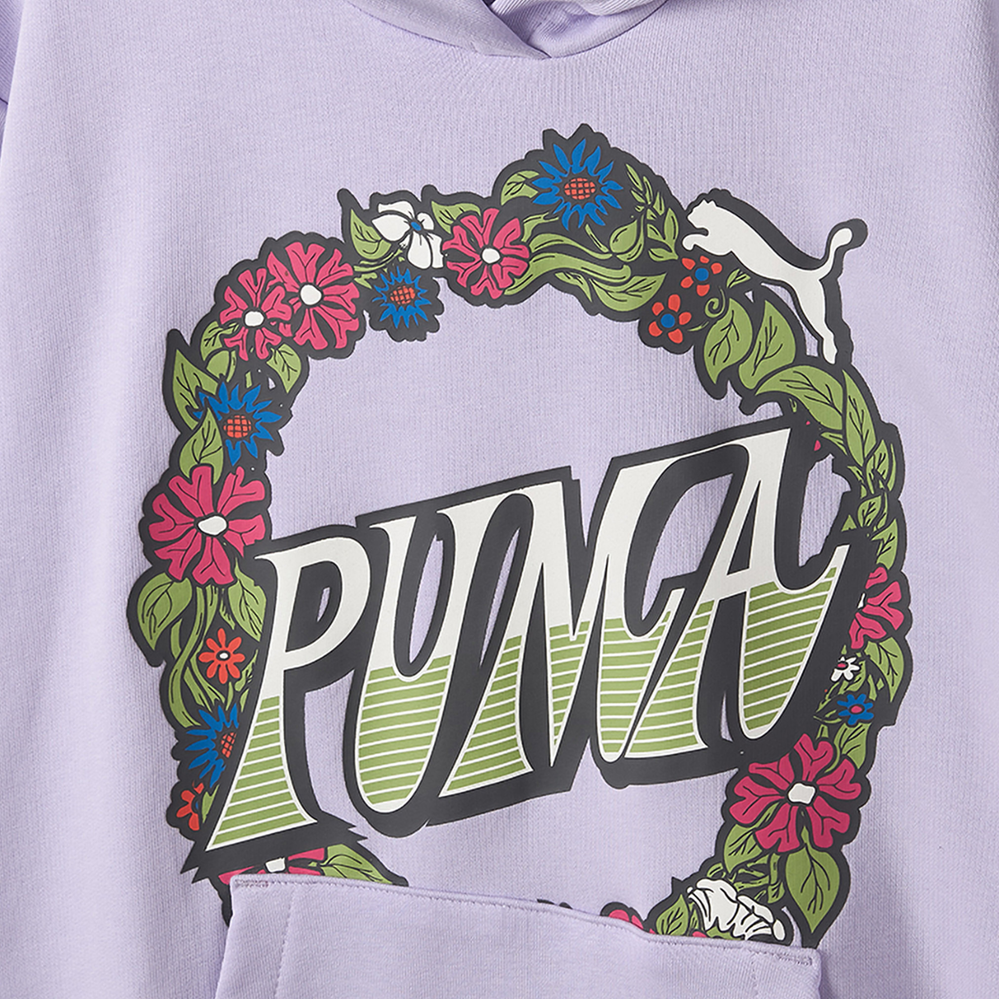 PUMA Hooded Sweatshirt with Graphic Print-girls-clothing-sweatshirts-image-5