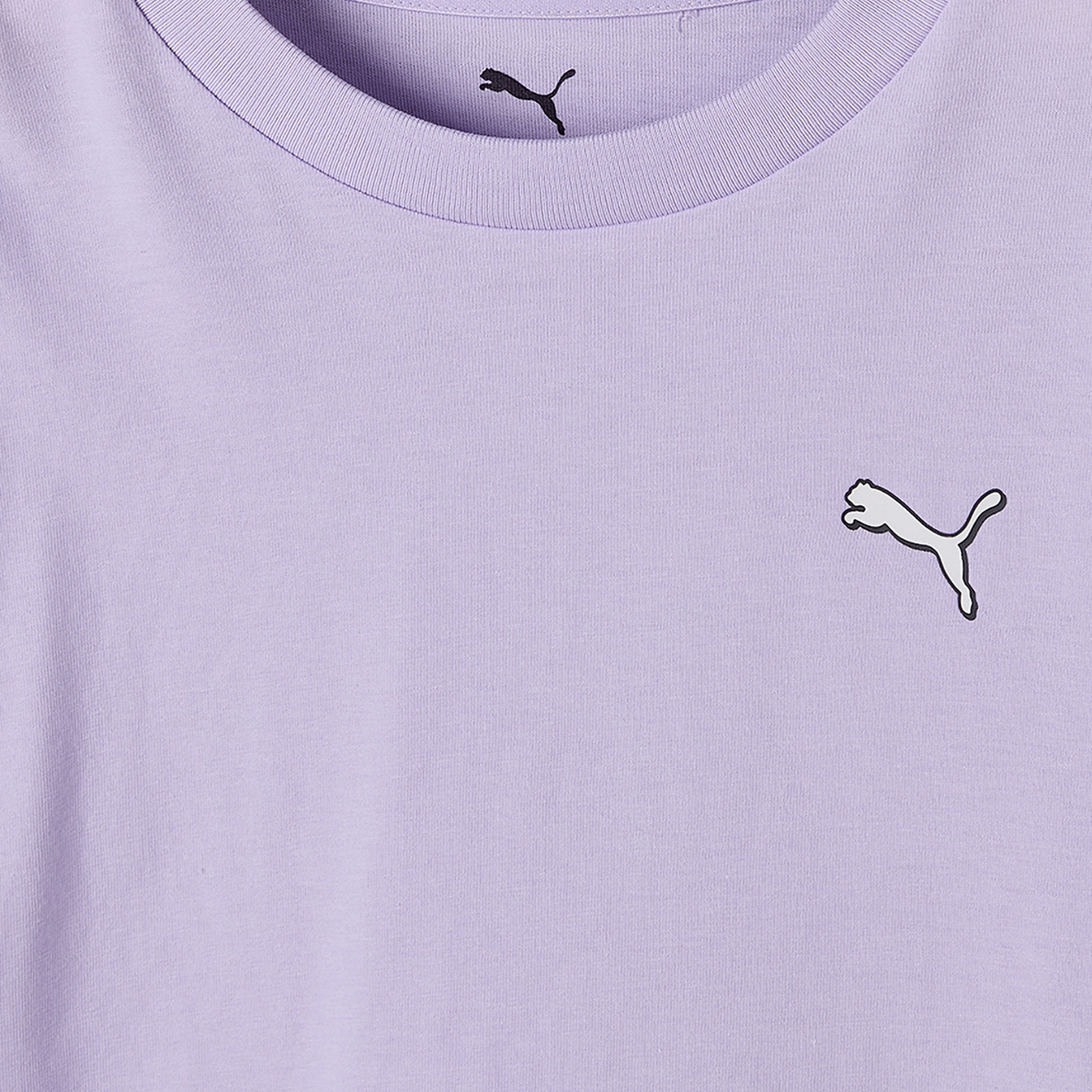 PUMA Crew Neck Long Sleeves T-Shirt with Floral Design-girls-clothing-tshirts-image-4