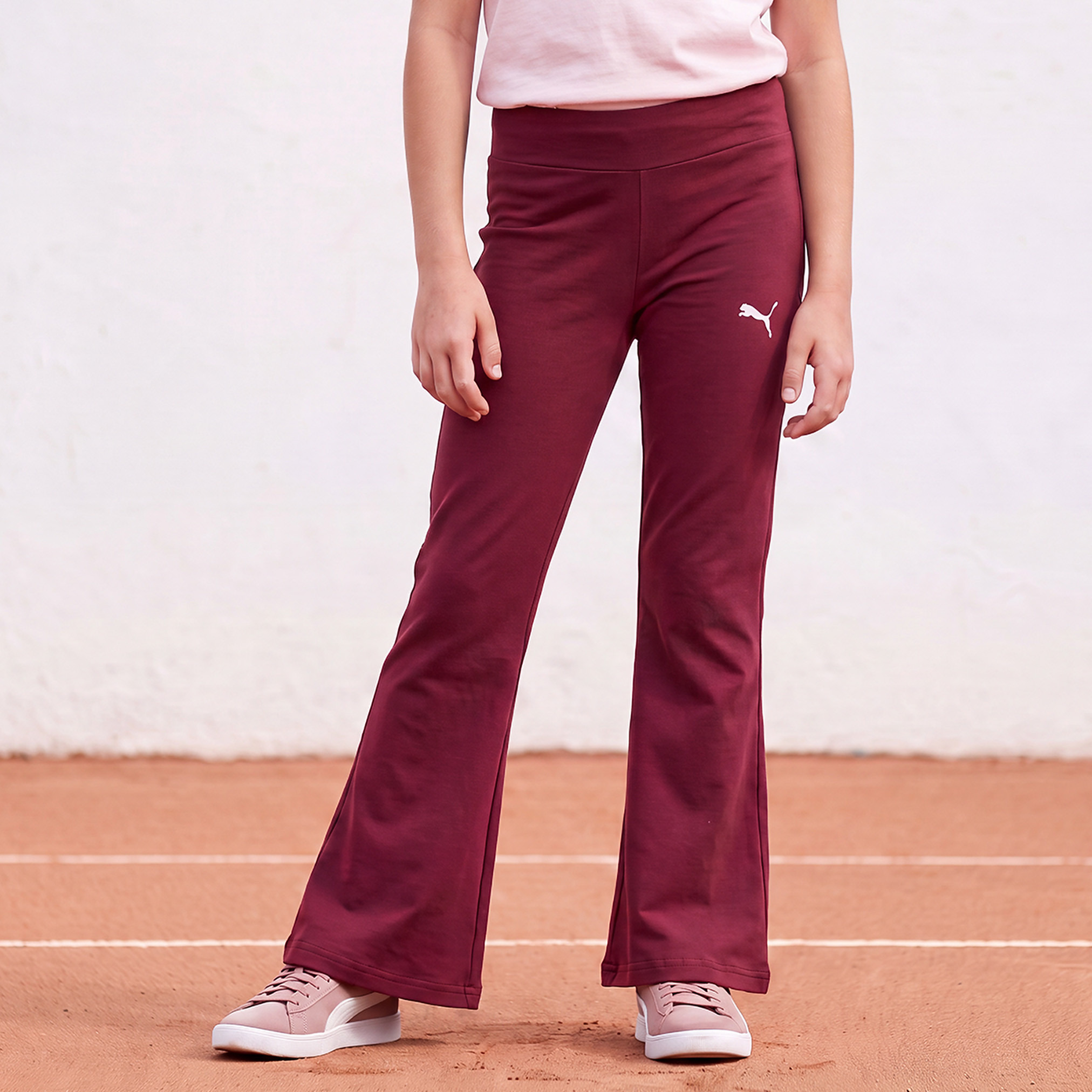 بنطلون ليقنز بحافة واسعة من بوما-girls-clothing-bottoms-leggings-image-1