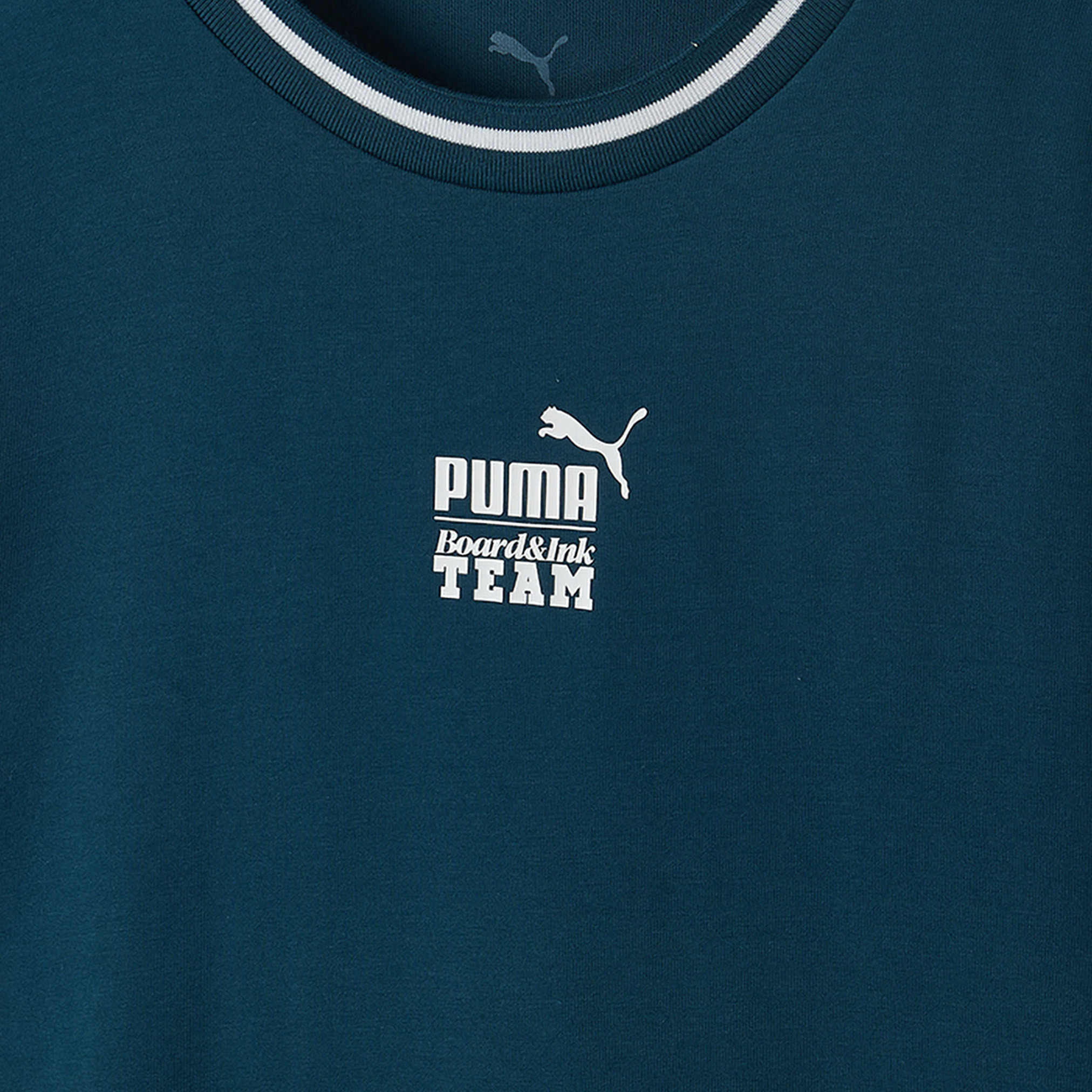 PUMA Crew Neck Short Sleeves T-shirt with Graphic Print-sports-boys-clothing-tops-image-4