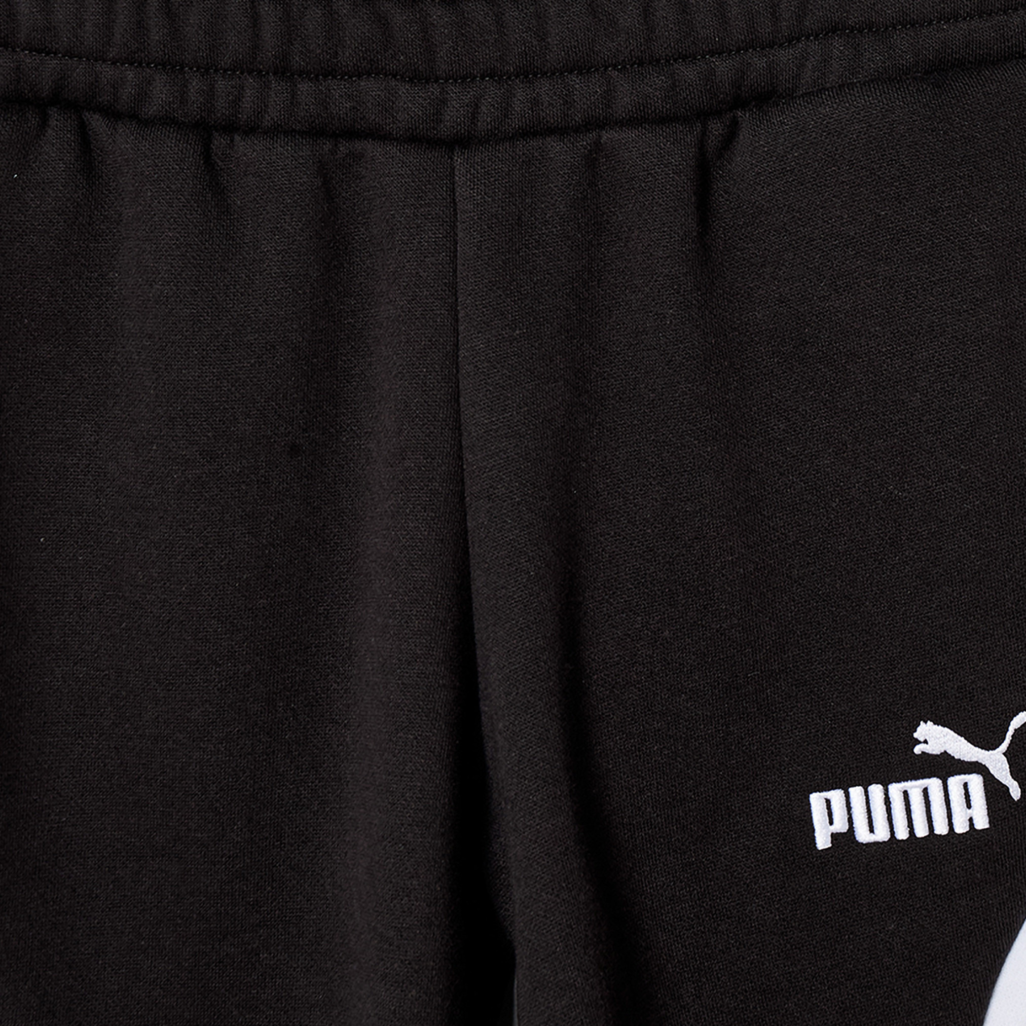 PUMA Elasticated Waist Joggers with Colourblock Design-boys-clothing-bottoms-joggersandtrackpants-image-4