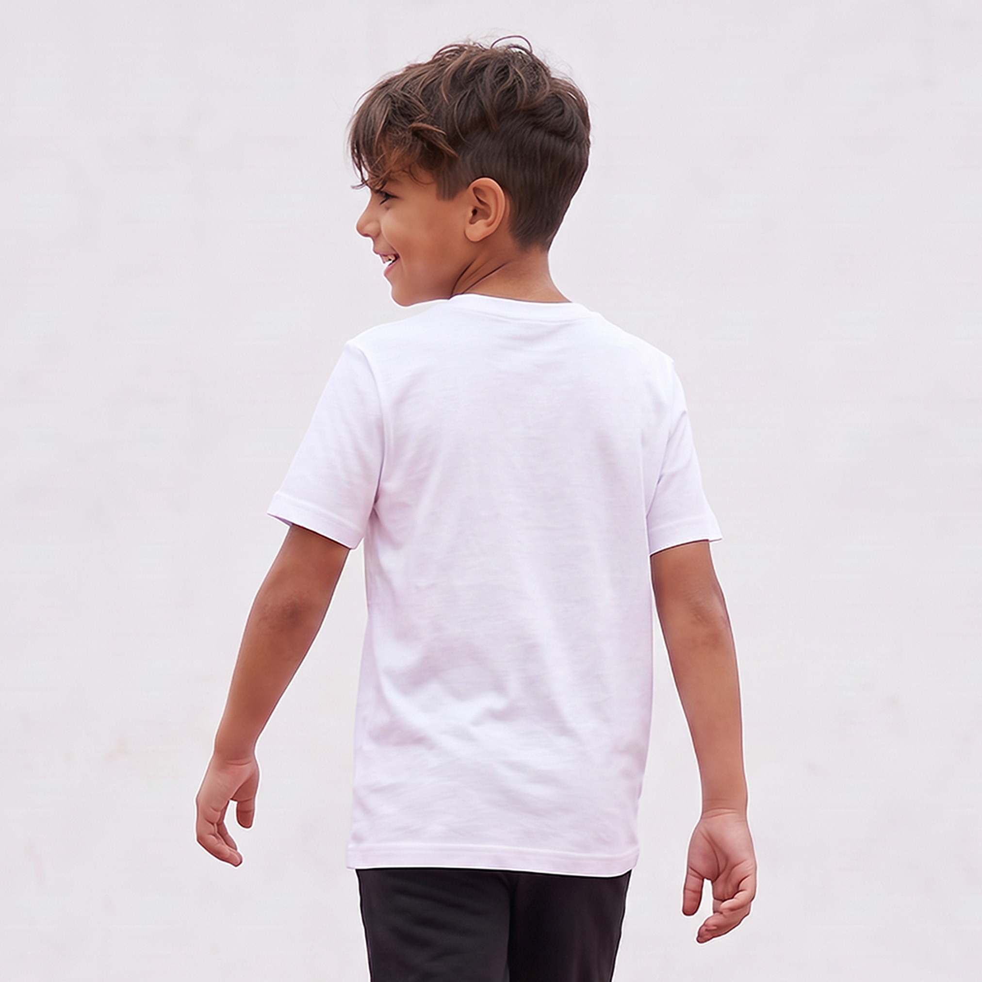 تيشيرت بياقة ضيقة وأكمام قصيرة وطبعات شعار من بوما-boys-clothing-tshirtsandpolos-image-2