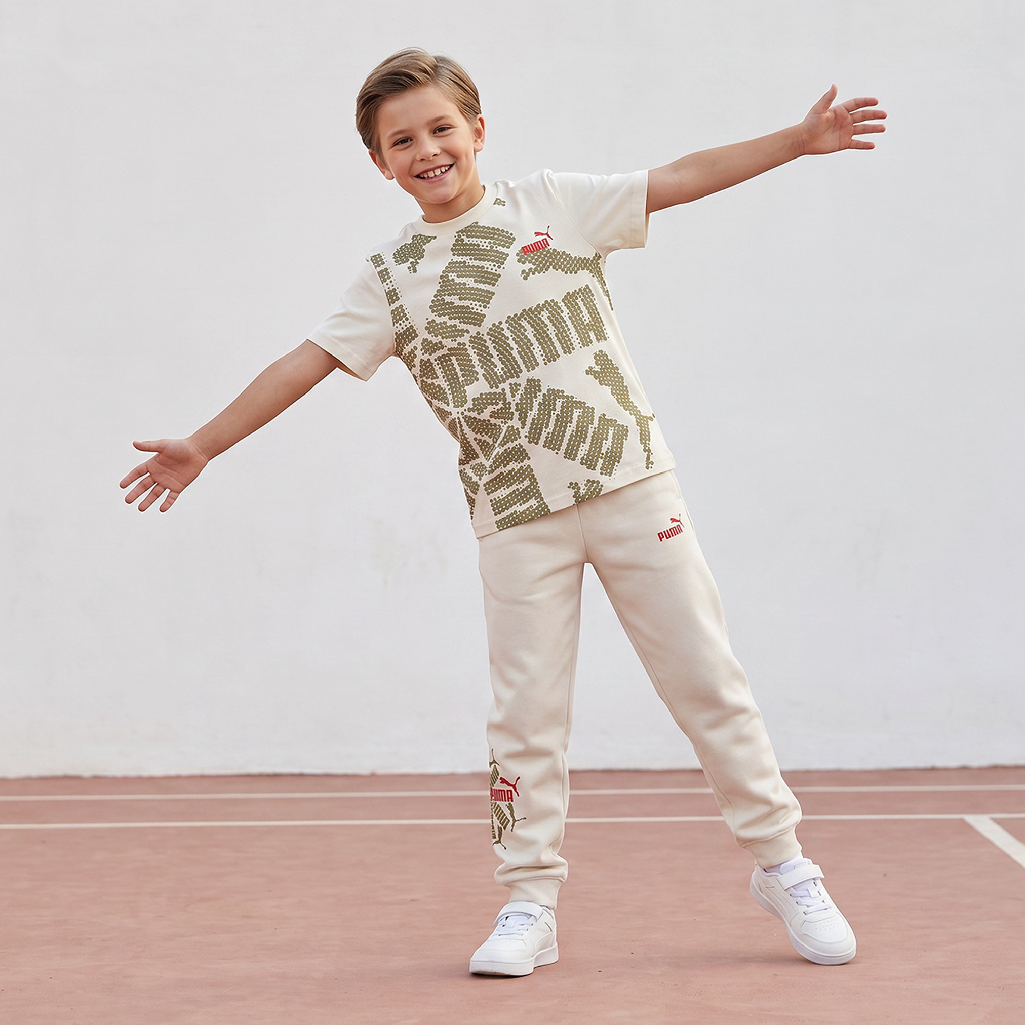 تيشيرت بياقة ضيقة وطبعات شعار وأكمام قصيرة من بوما-boys-clothing-tshirtsandpolos-image-3
