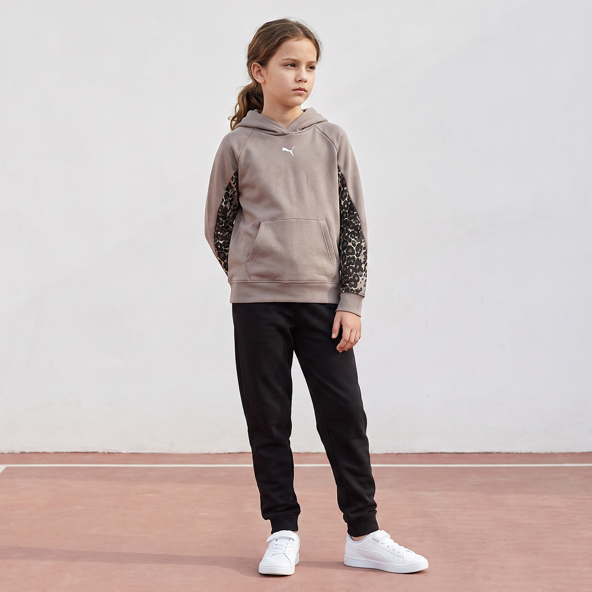PUMA Hooded Hoodie-girls-clothing-sweatshirts-image-2