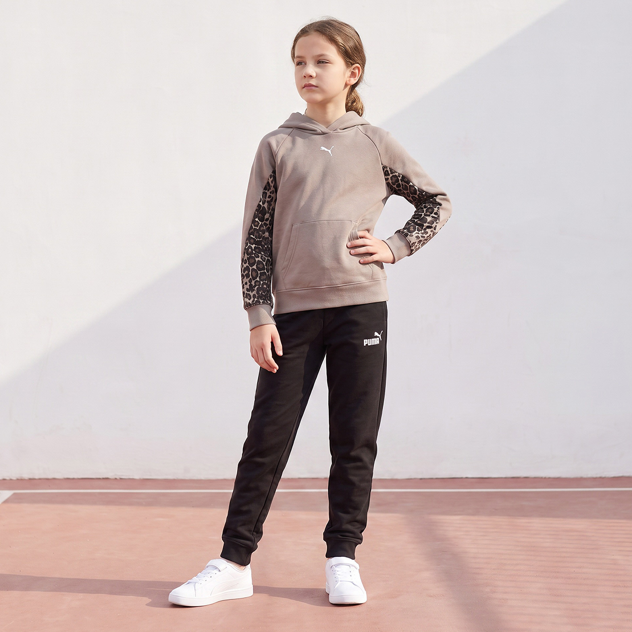 PUMA Hooded Hoodie-girls-clothing-sweatshirts-image-4