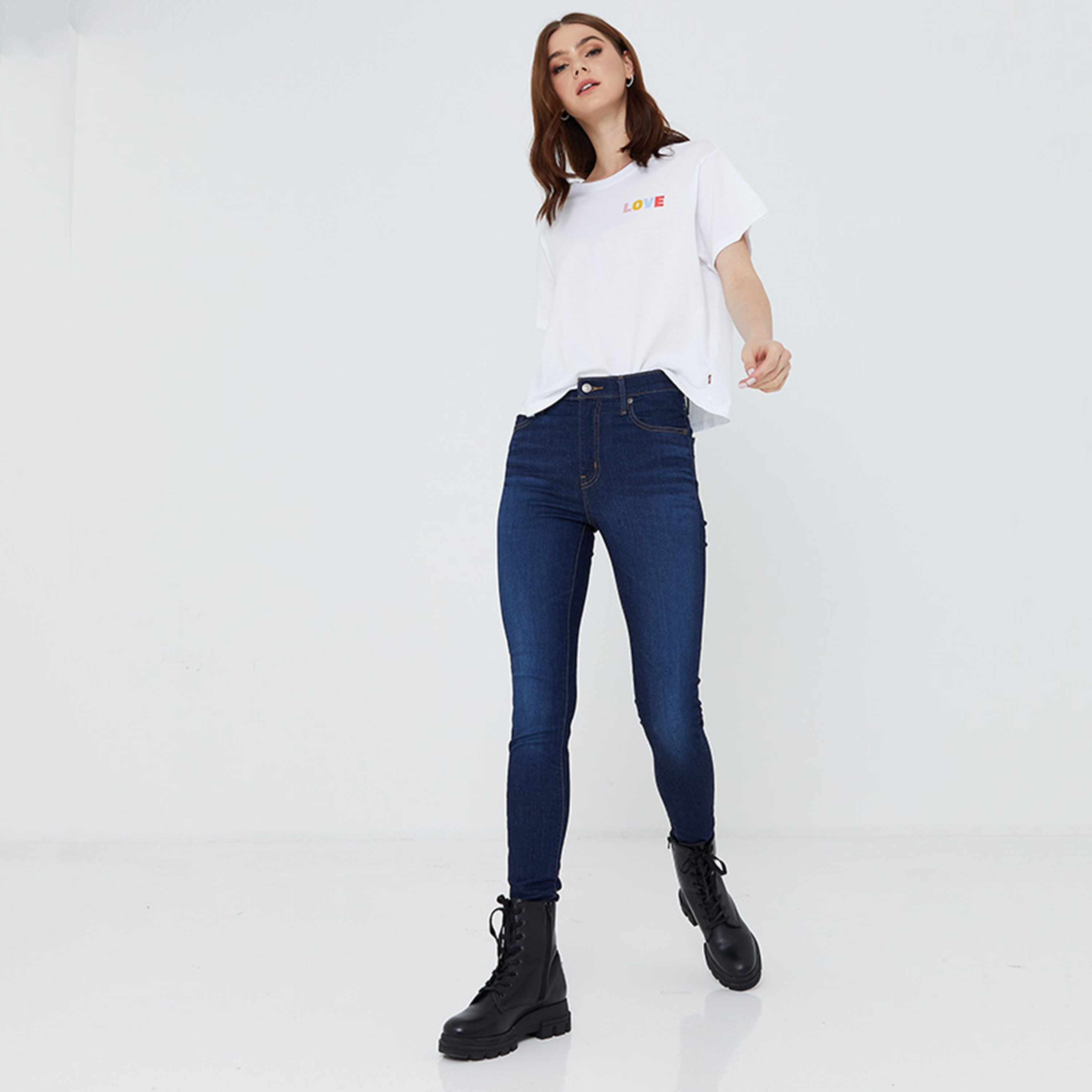 Levi's Printed Round Neck Short Sleeves Women's T-Shirt-women-clothing-tshirts-image-2