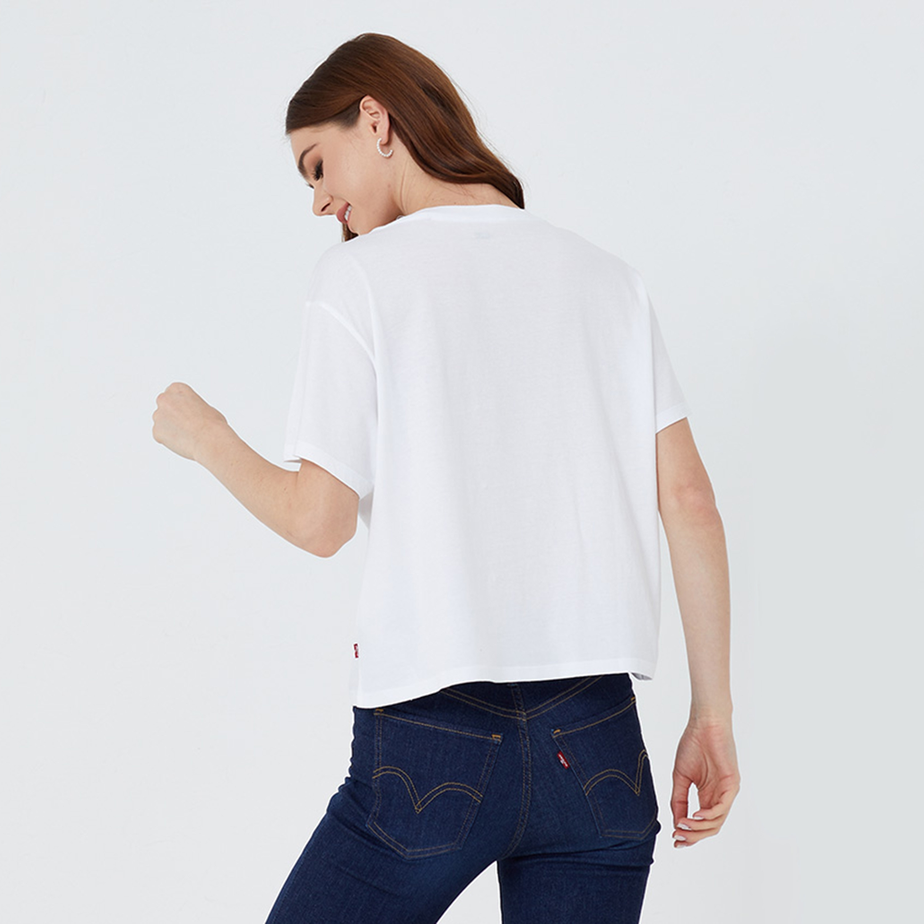 Levi's Printed Round Neck Short Sleeves Women's T-Shirt-women-clothing-tshirts-image-4