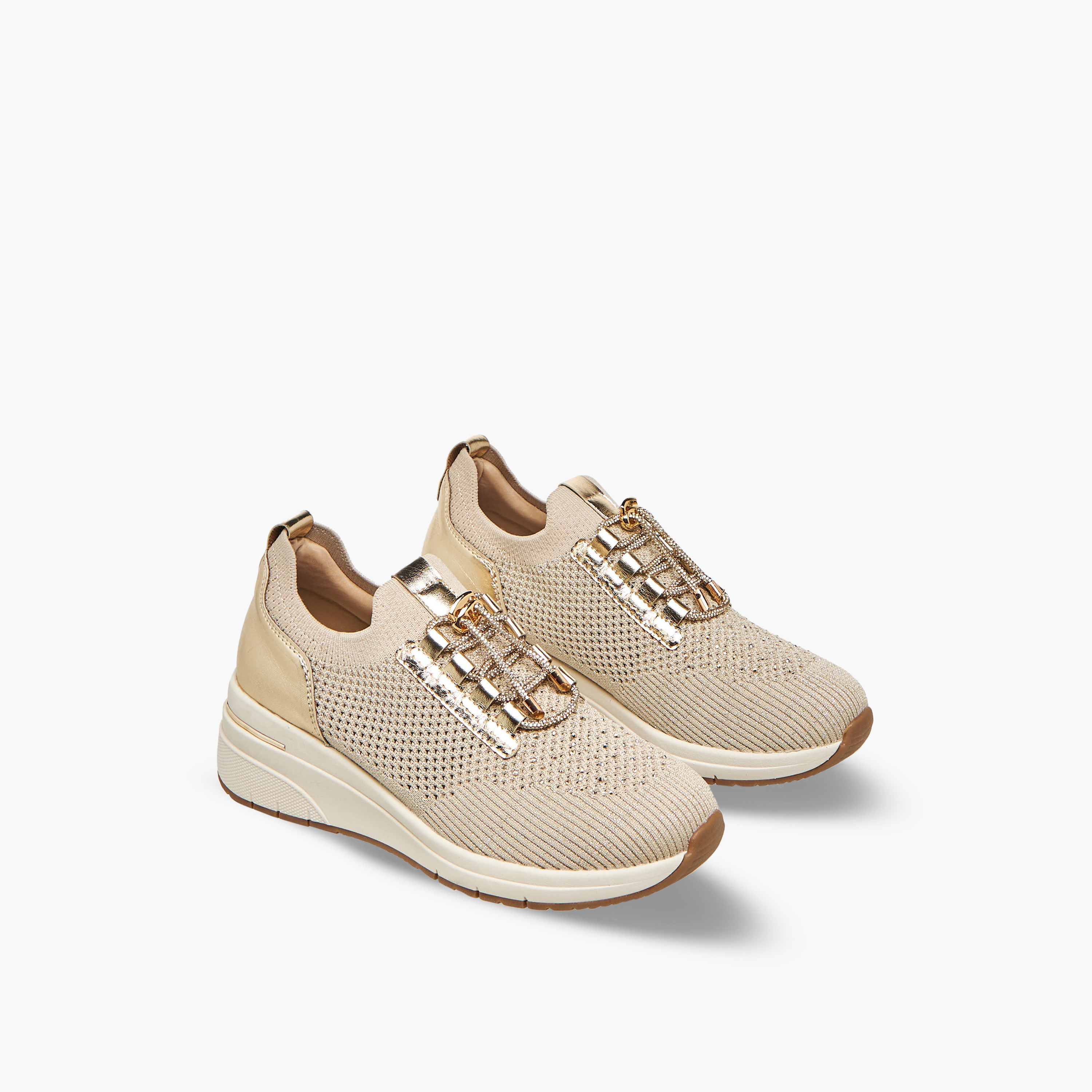 Le Confort Women Embellished Slip-On Sneakers-women-shoes-sneakers-image-1
