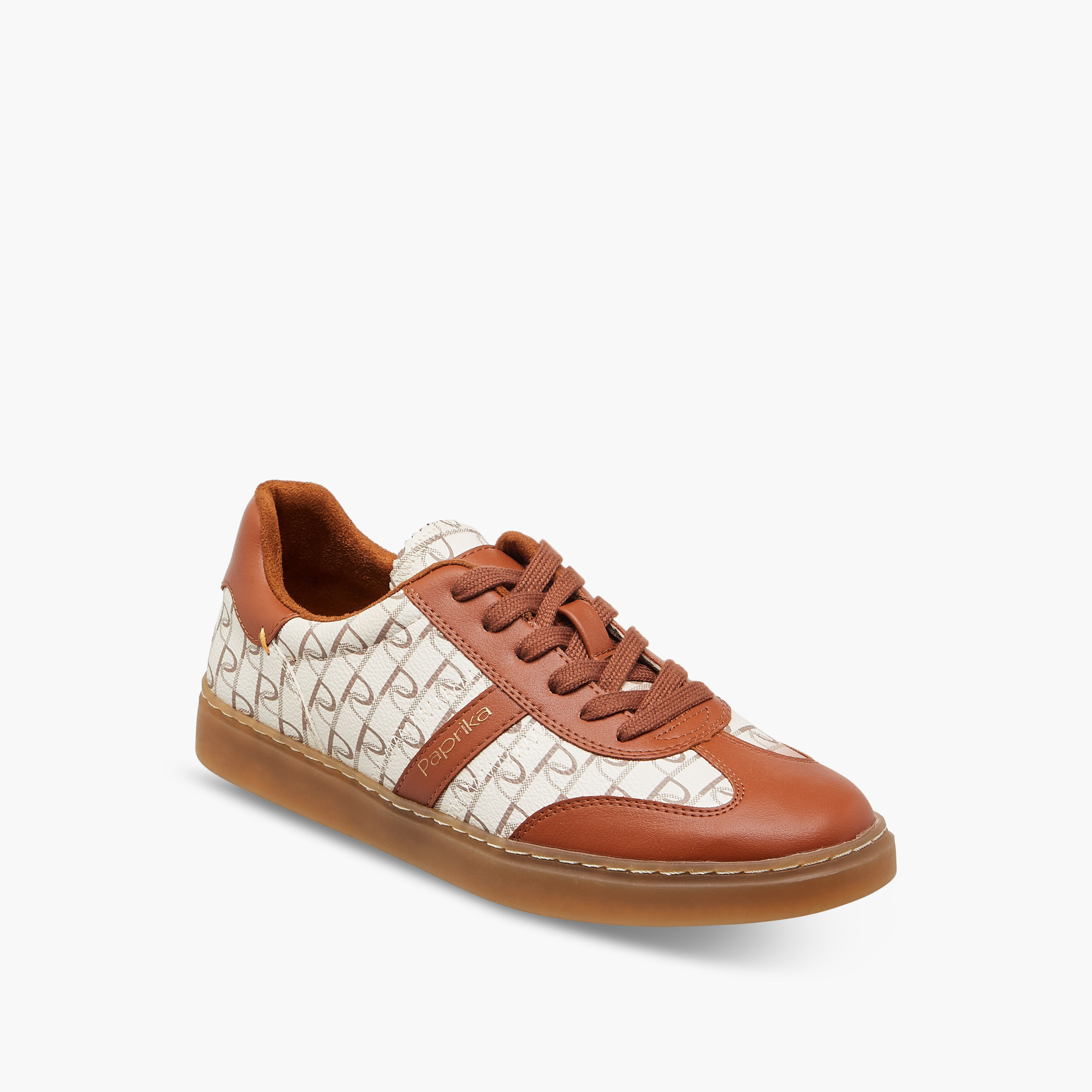 حذاء سنيكرز برباط إغلاق وطبعات مونوجرام من بابريكا-women-shoes-sneakers-image-7