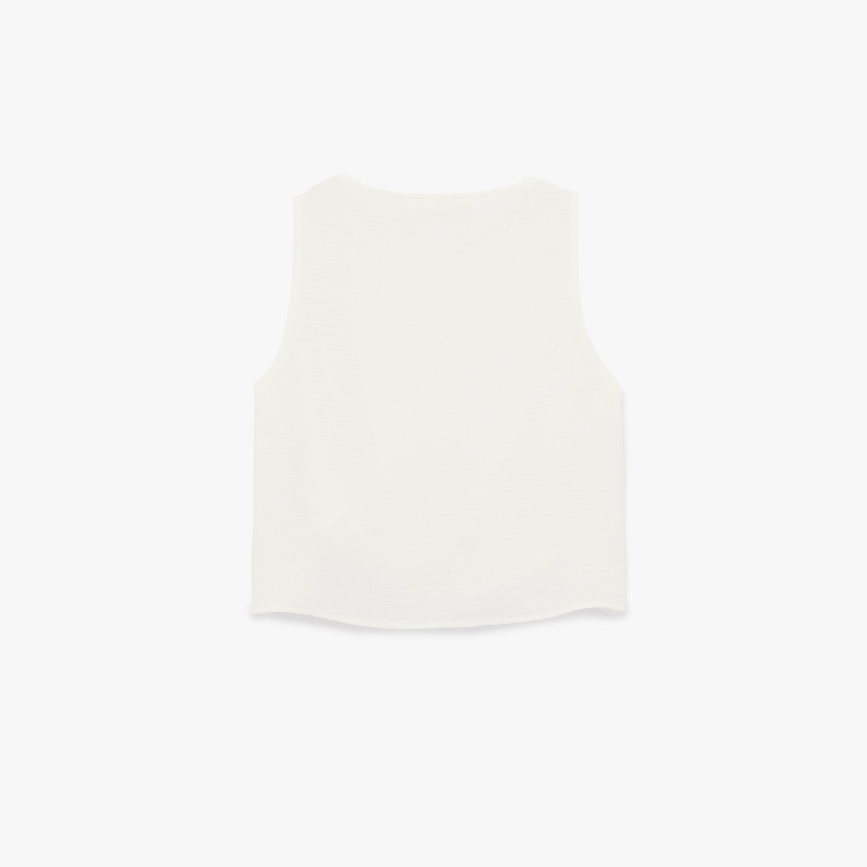 KOTON Deep Blue Textured Women's Top-women-clothing-shirtsandblouses-blouses-image-4