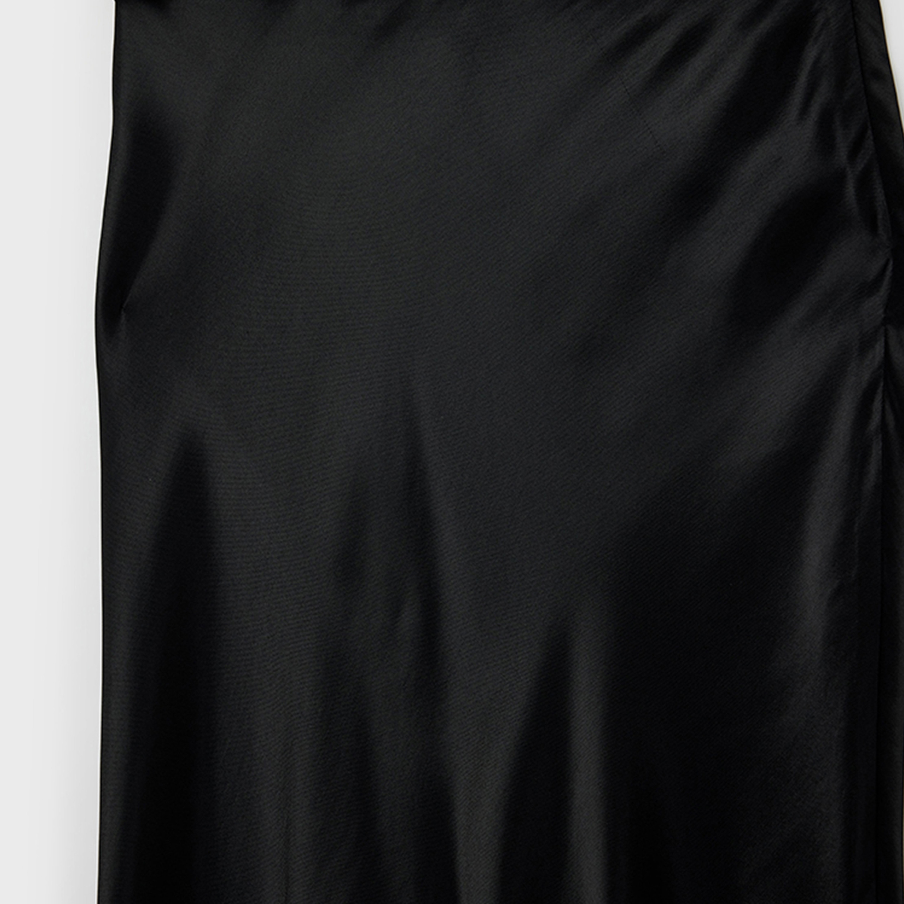 تنورة ماكسي نسائية قصة "ايه-لاين" بلون أسود من كوتون-women-clothing-skirts-image-3