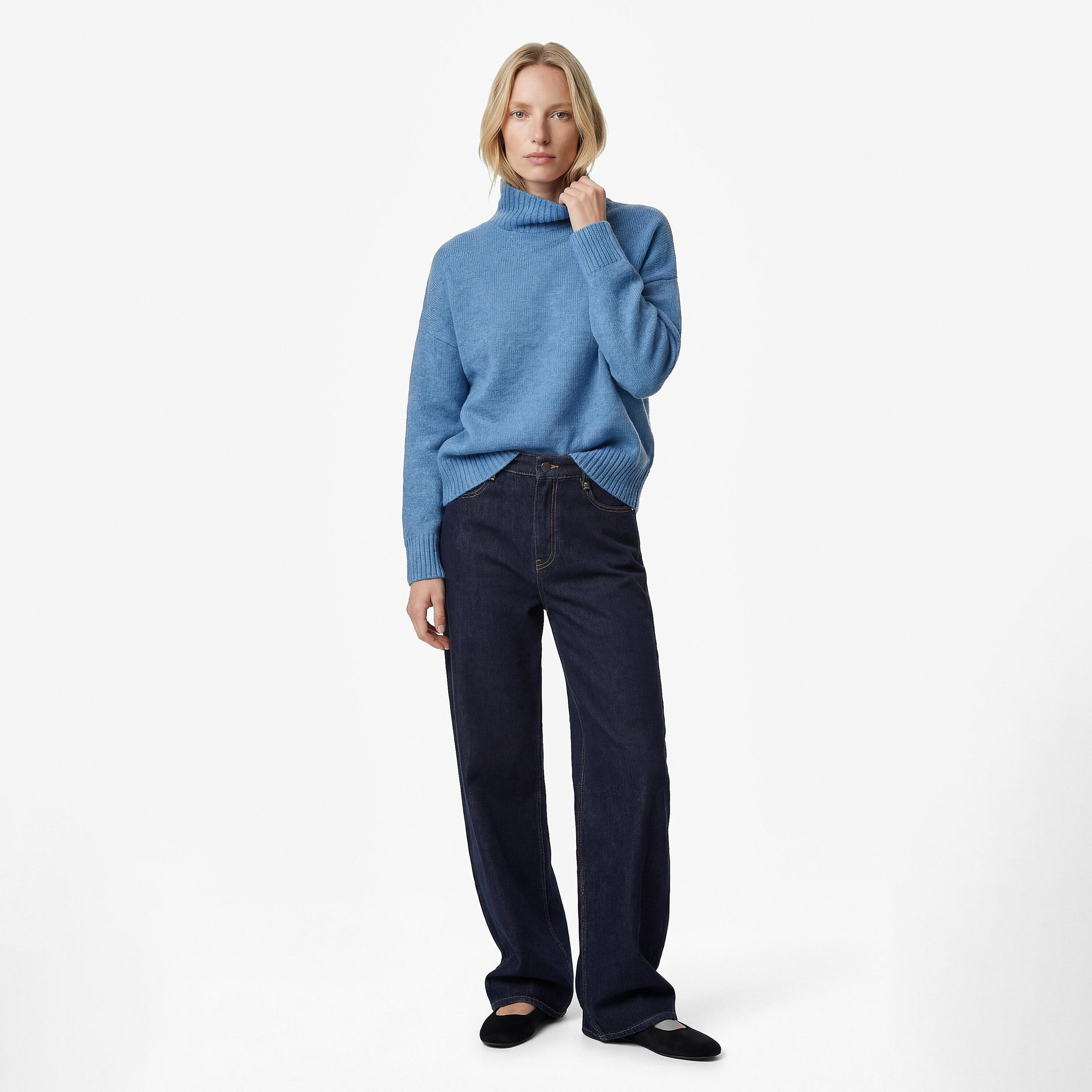 KOTON Funnel Neck Women's Sweater-women-winterwear-cardigansandjumpers-jumpers-image-2