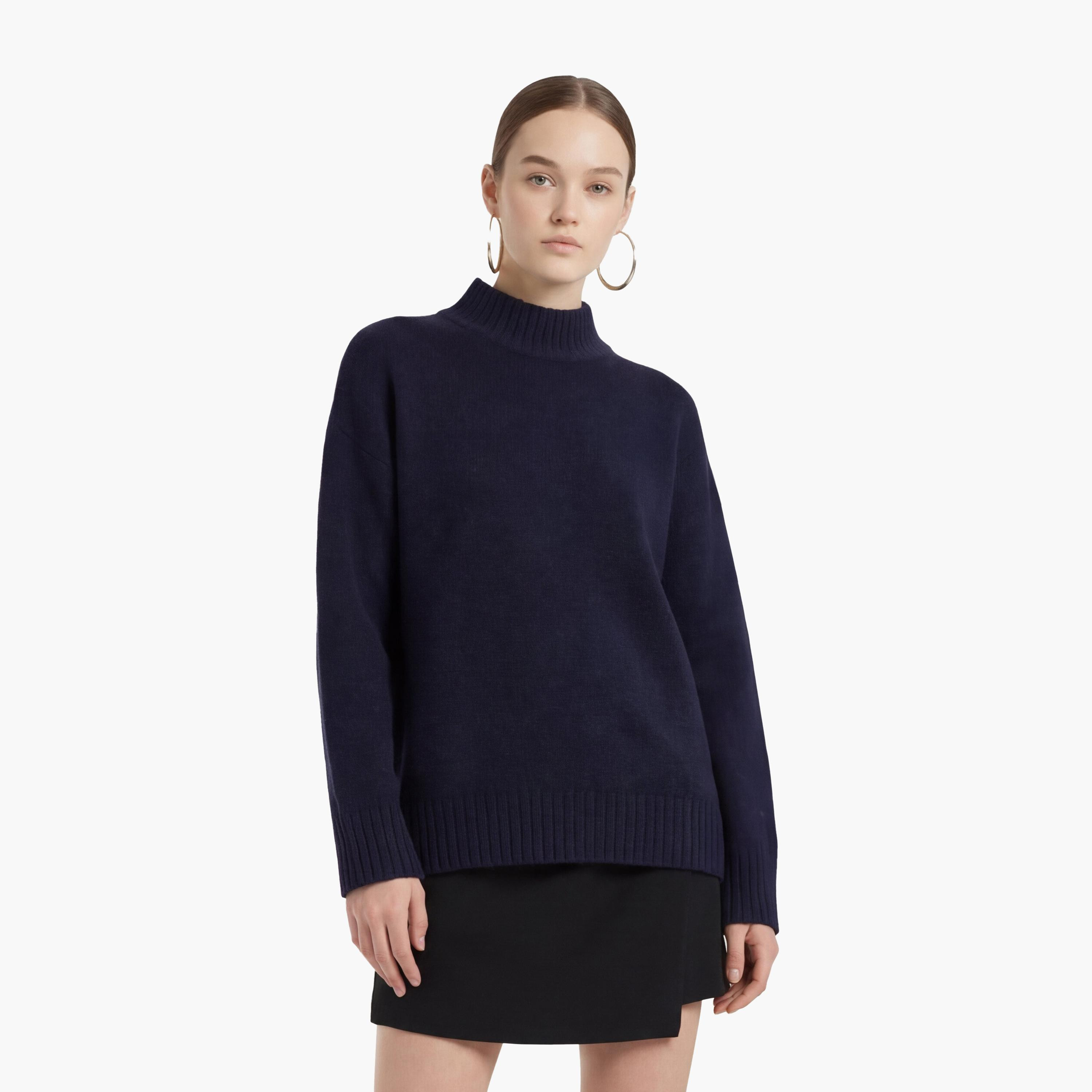 كنزة نسائية بياقة عالية من كوتون-women-winterwear-cardigansandjumpers-jumpers-image-1