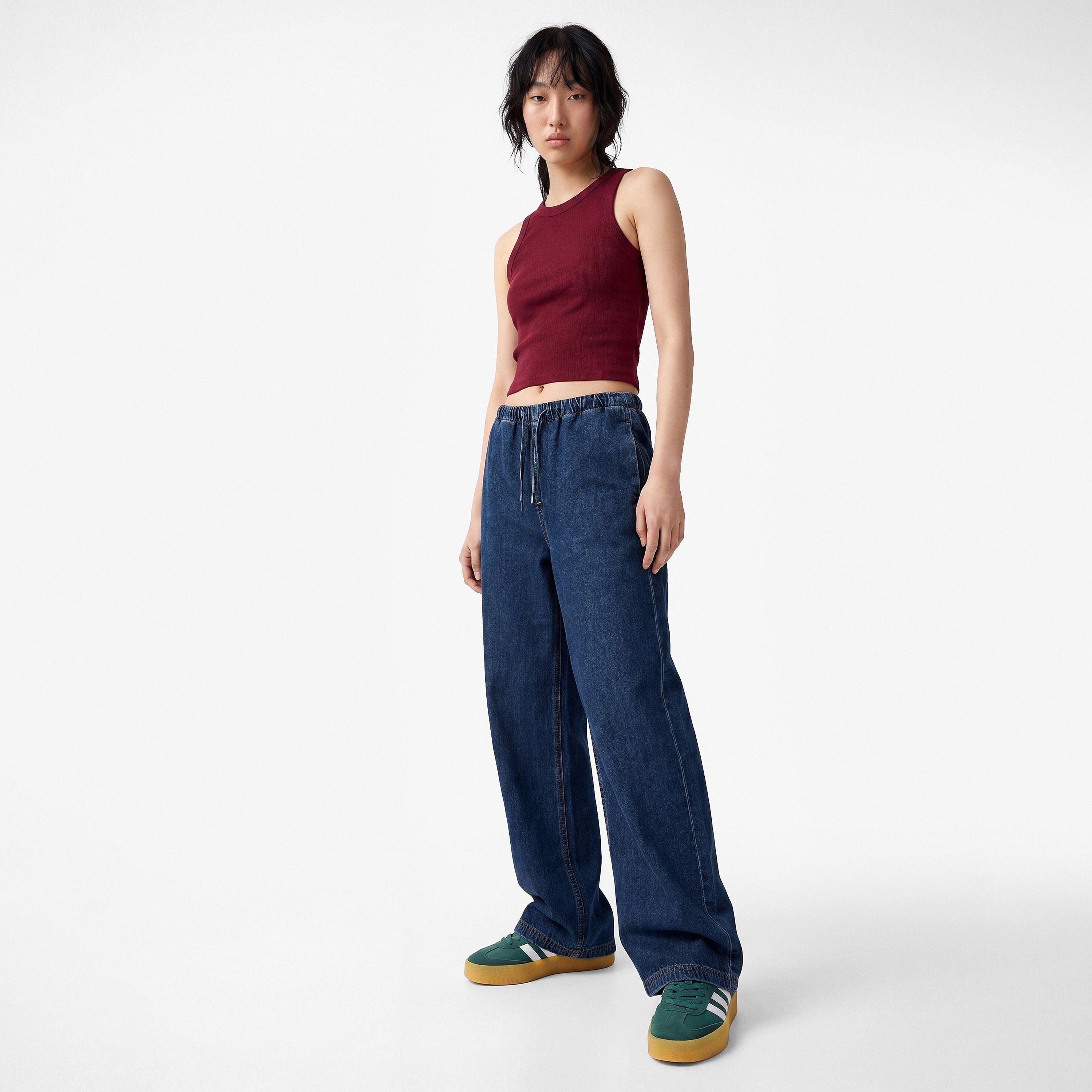 KOTON Regular Fit Washed Mid-Rise Women's Jeans-women-clothing-jeans-image-2