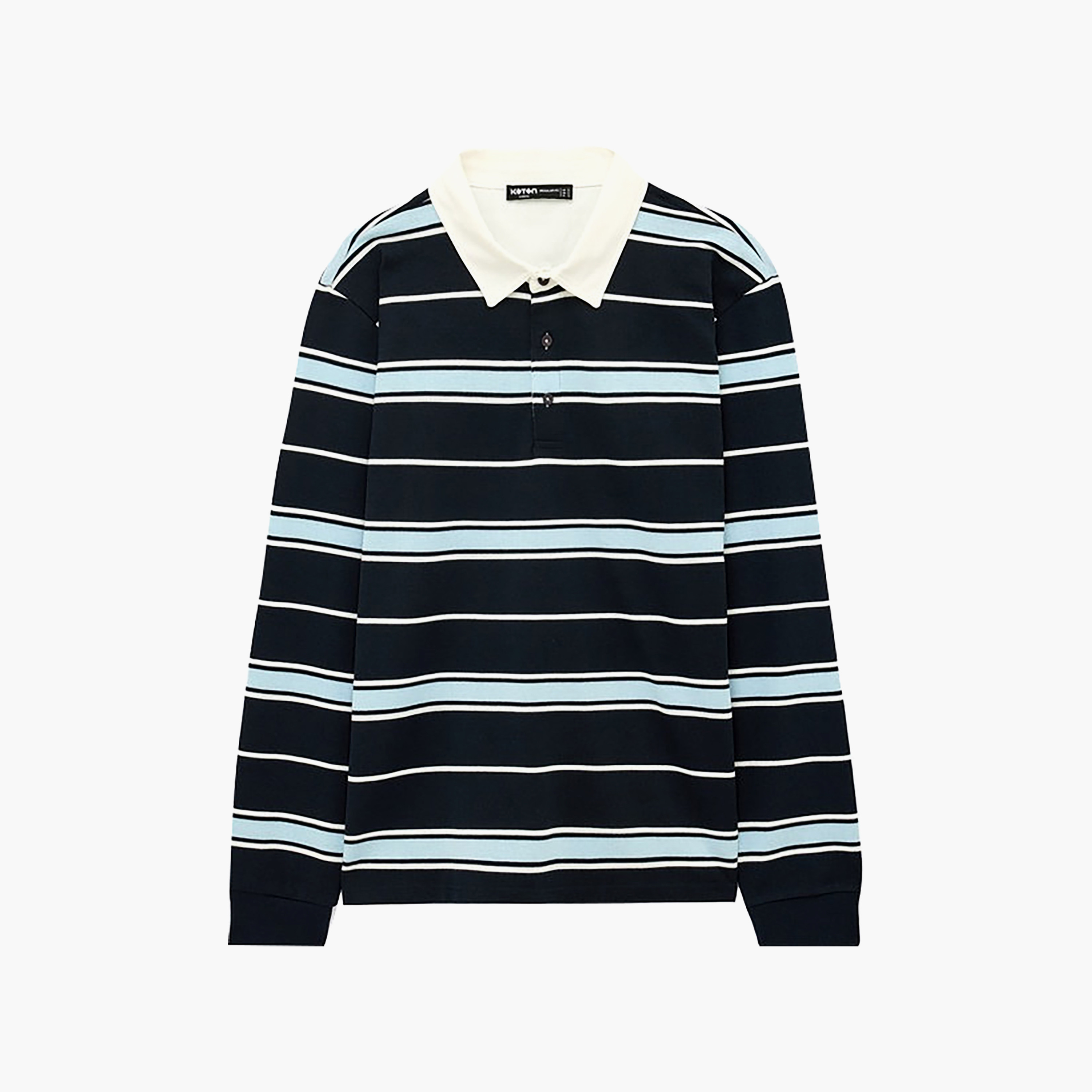 KOTON Striped Collared Long Sleeves Men's Sweatshirt-men-winterwear-hoodiesandsweatshirts-image-6