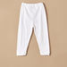Juniors Solid Full Length Pyjamas with Elasticised Waistband-Pants-thumbnail-3