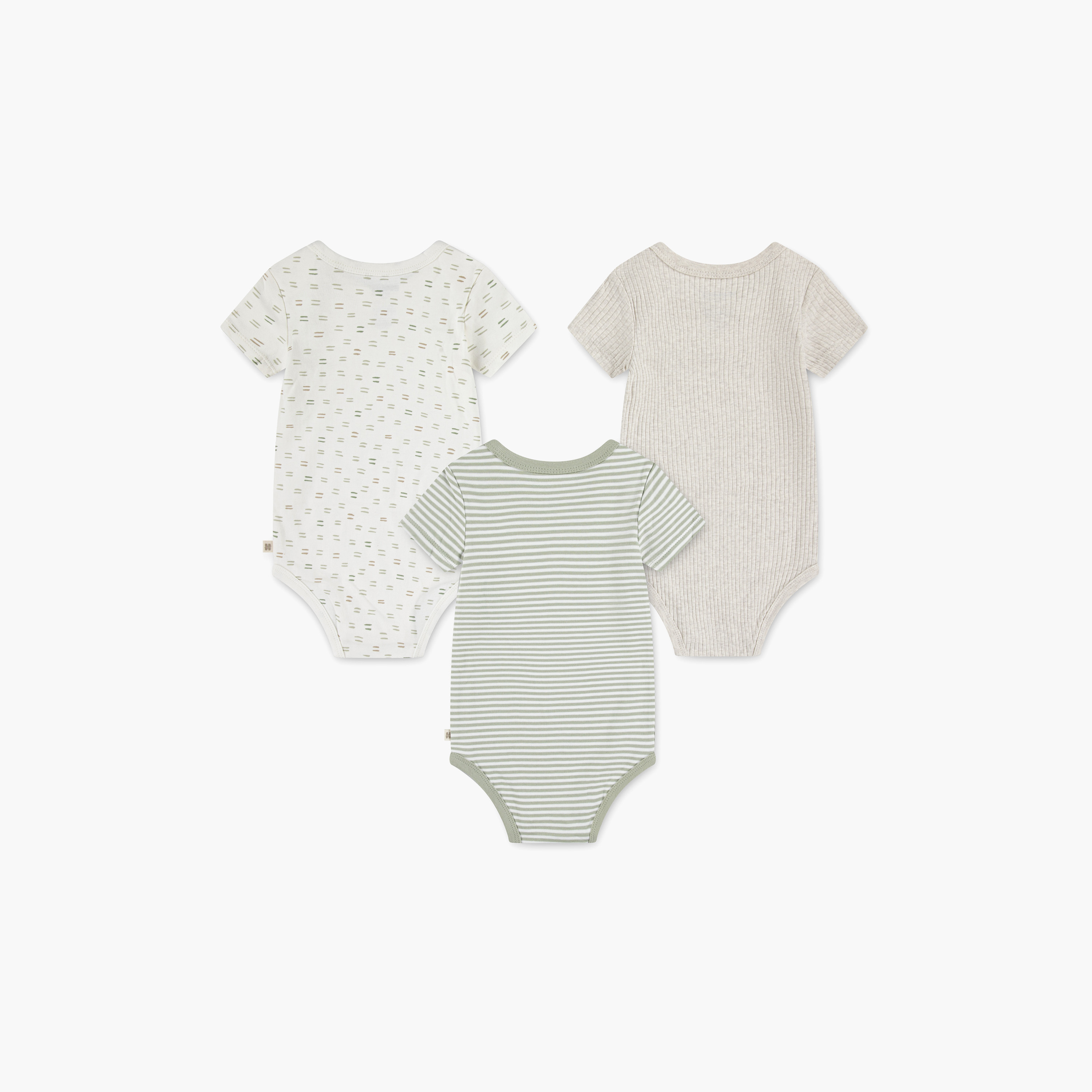 أطقم بودي سوت بأكمام قصيرة وسادة، 3 قطع من هاجيز-baby-boys-clothing-bodysuits-image-2