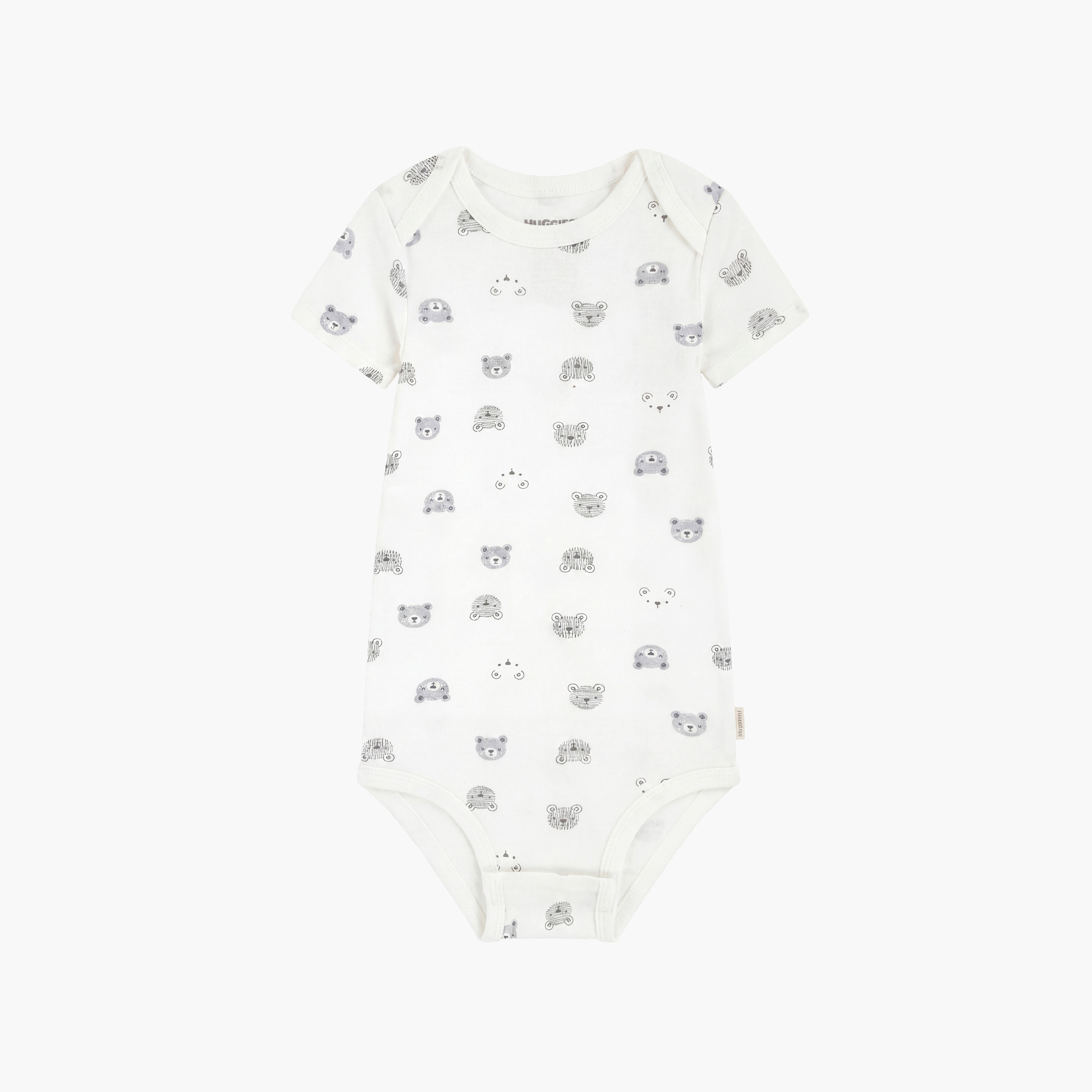 Huggies 2-Piece Short Sleeves Embroidered Bodysuits with Cap-boys-clothing-rompersanddungarees-image-5