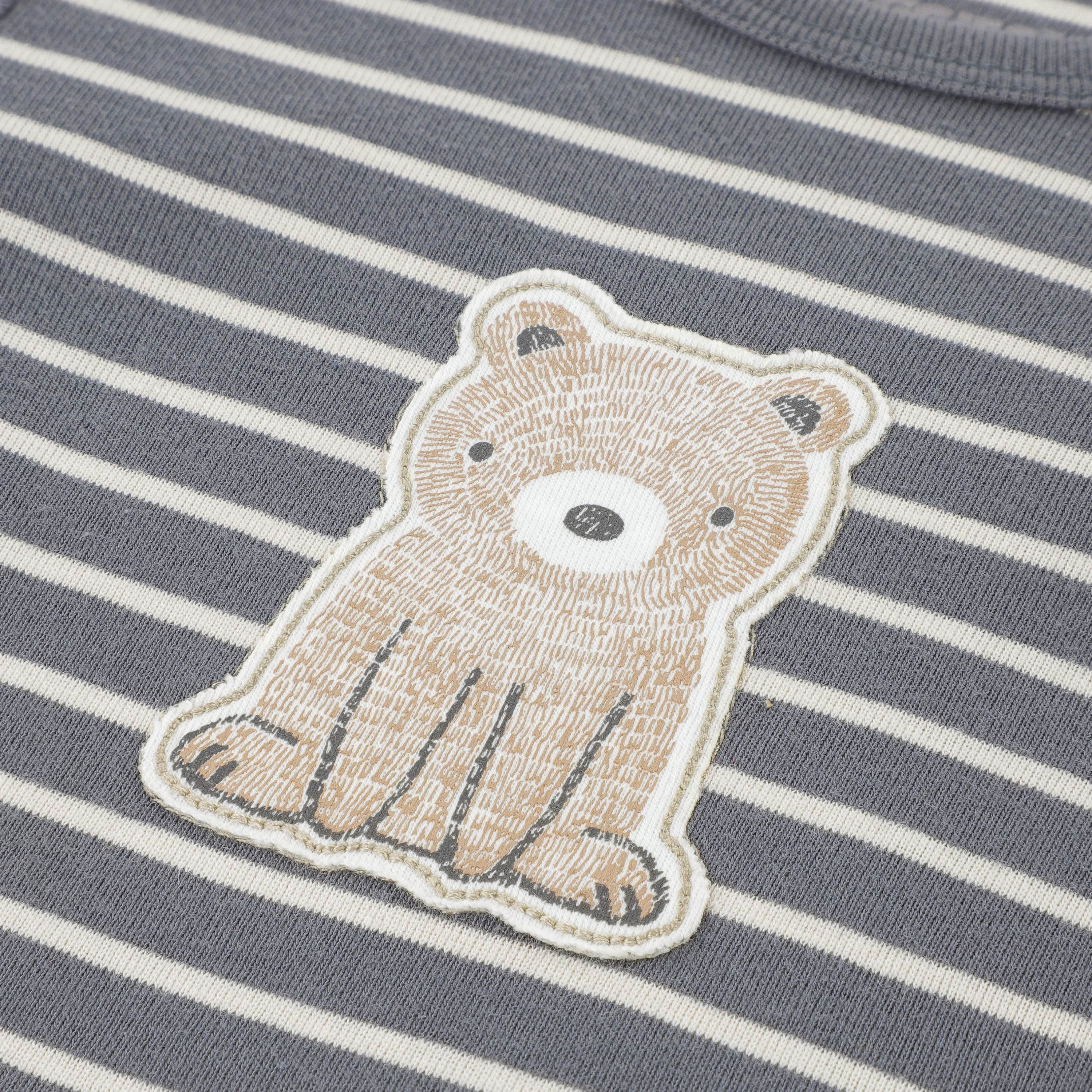 Huggies 2-Piece Short Sleeves Embroidered Bodysuits with Cap-boys-clothing-rompersanddungarees-image-7