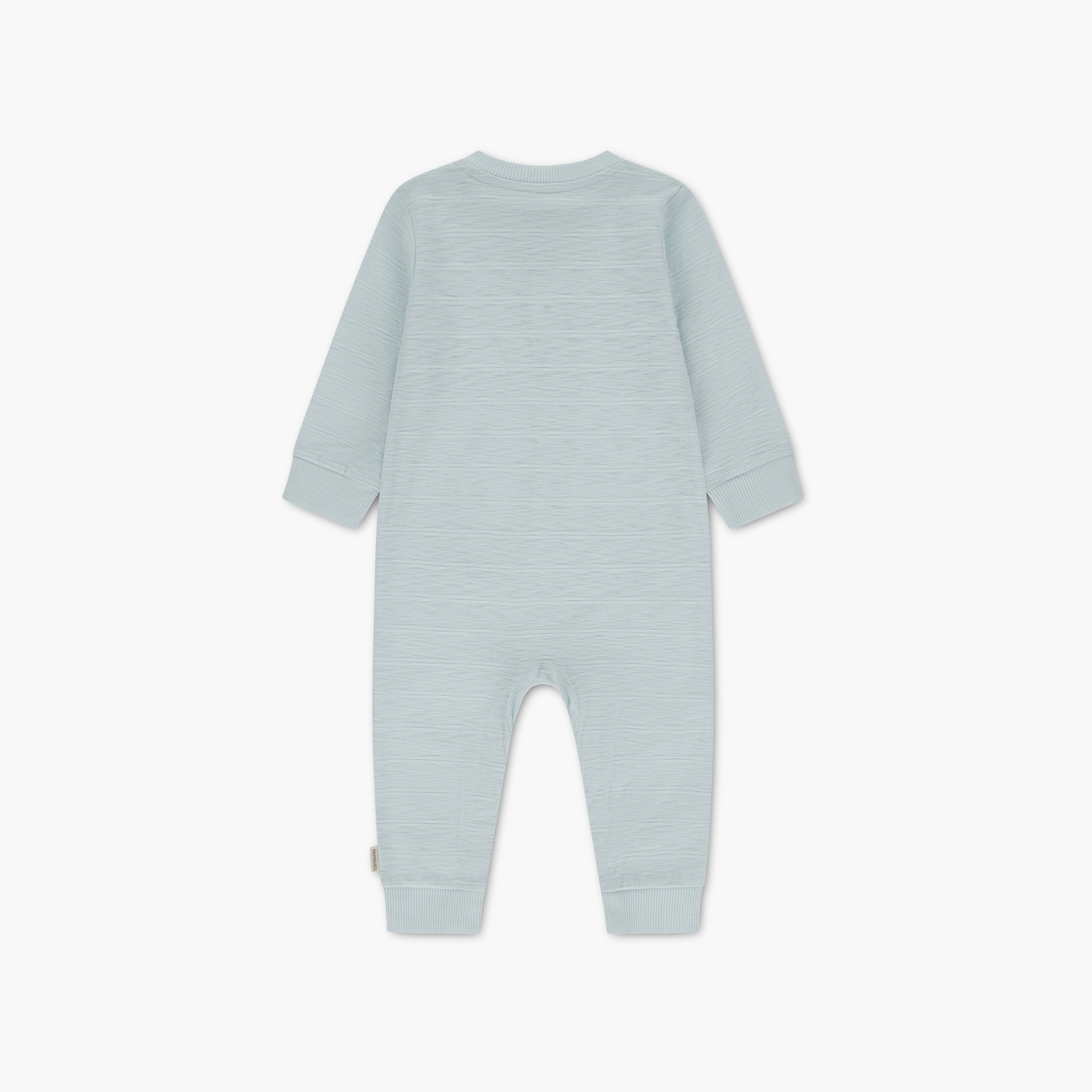 Huggies Long Sleeves Zebra Embroidered Buttoned Rompers-boys-clothing-rompersanddungarees-image-2