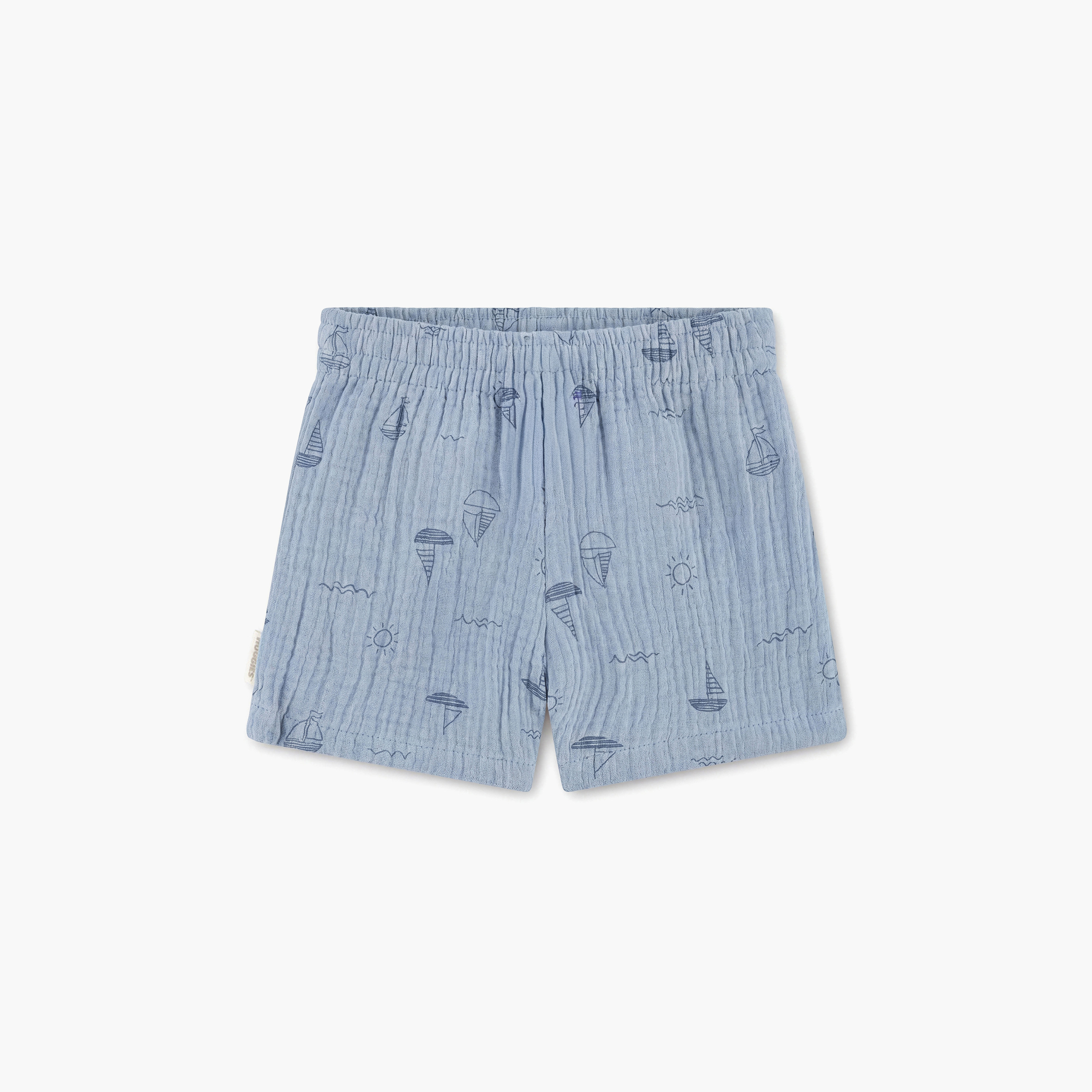 Huggies Short Sleeves Printed Shirt & Shorts Set with Cap-boys-clothing-setsandcoords-image-5