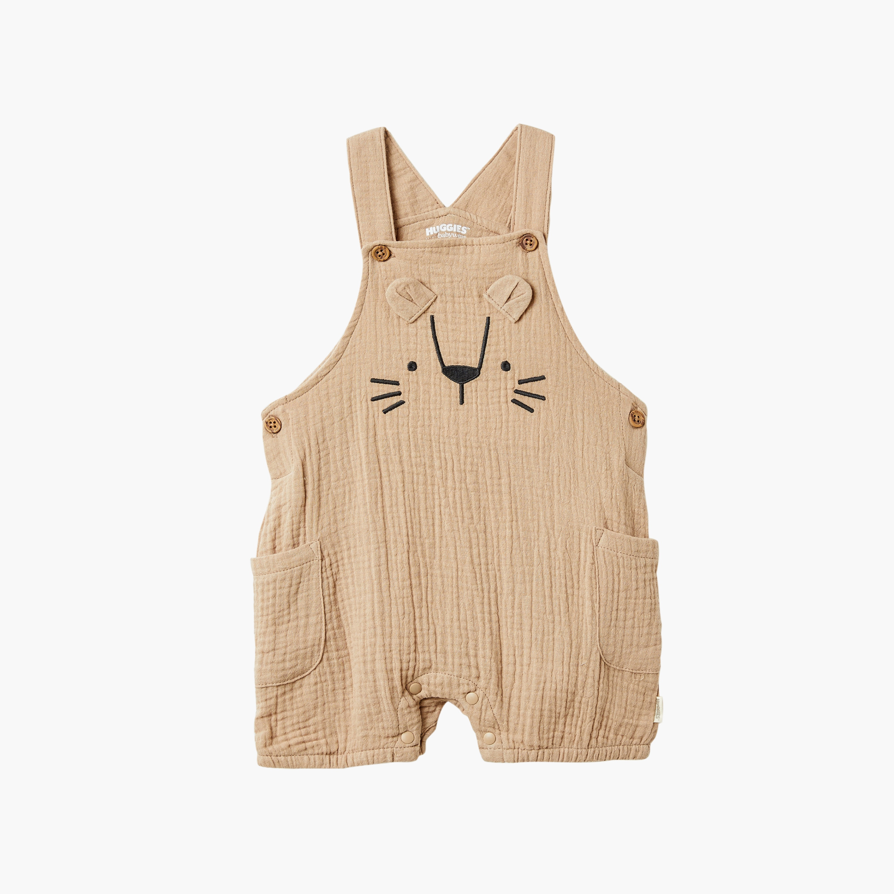 Huggies Short Sleeves Printed T-Shirt & Dungaree Set-boys-clothing-setsandcoords-image-2