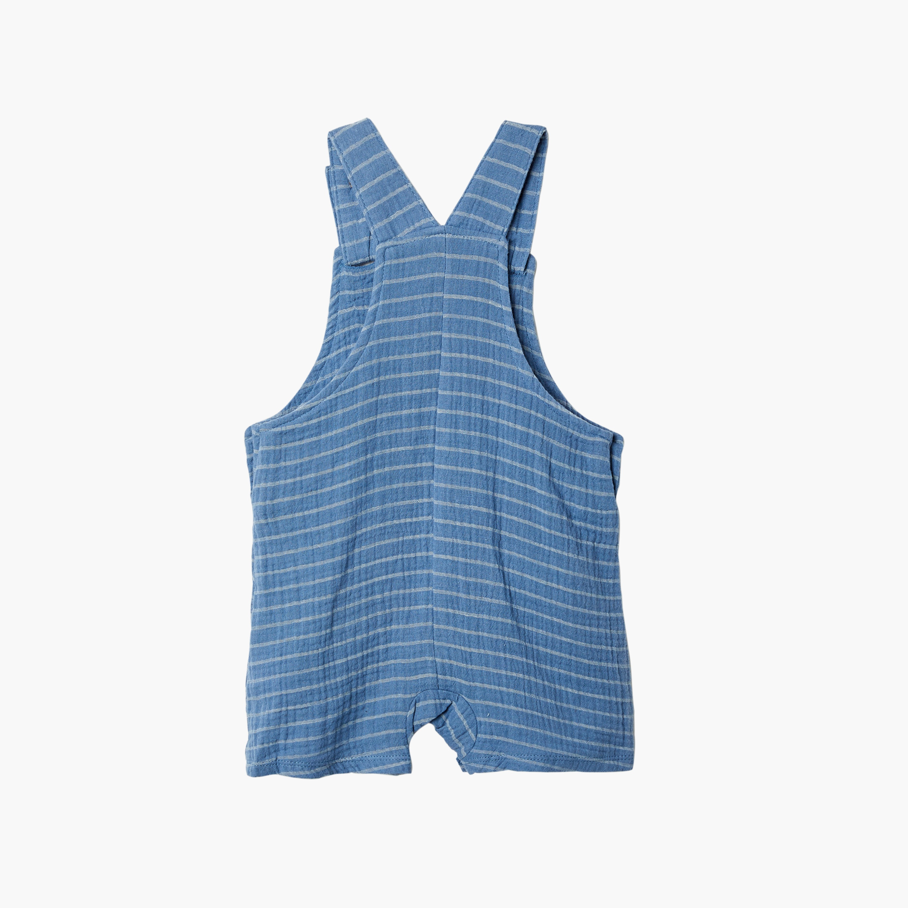 Huggies Short Sleeves Striped T-Shirt & Dungaree Set-boys-clothing-setsandcoords-image-3