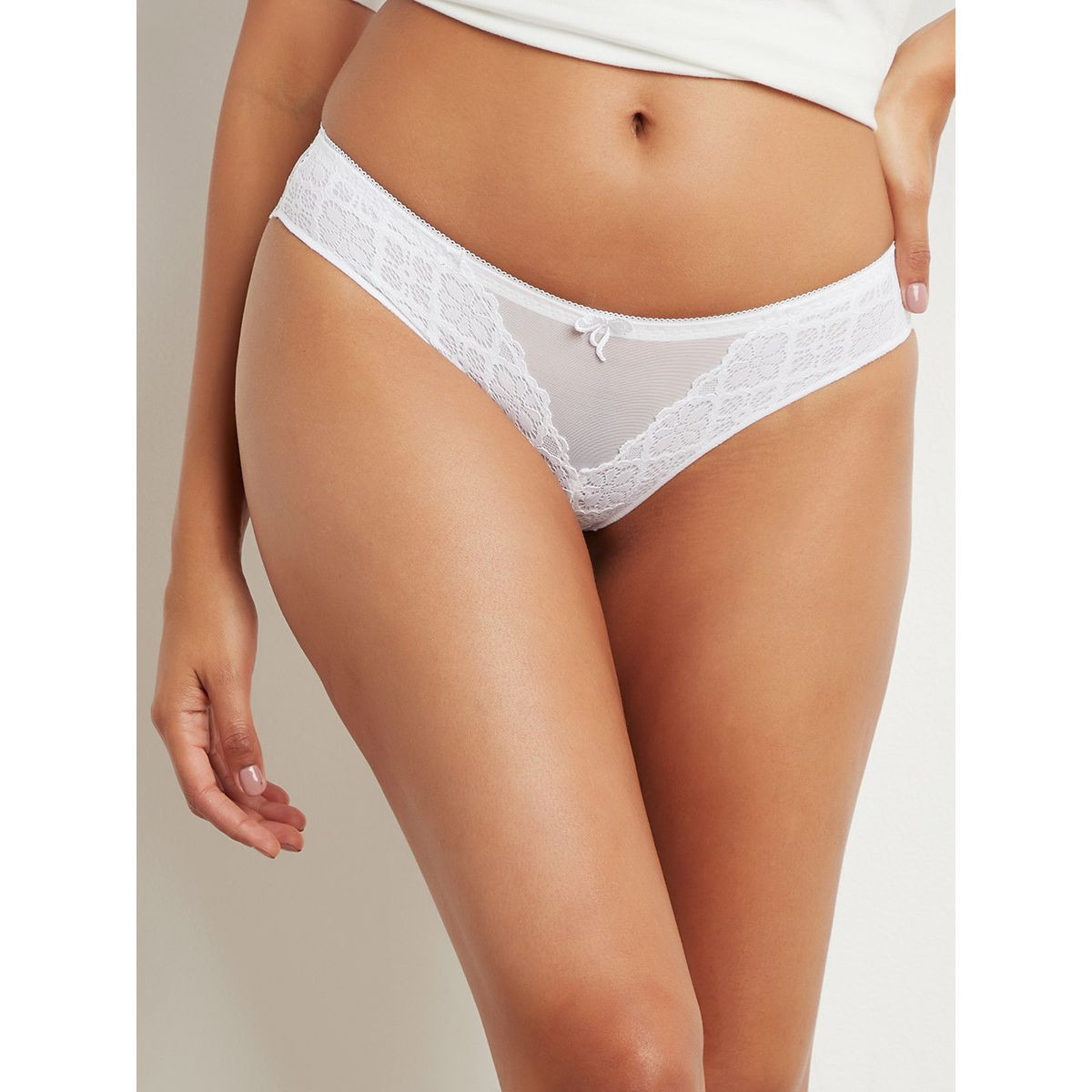 مجموعة من 2 سروال بكيني بتفاصيل دانتيل من ستايلي-women-clothing-lingerie-panties-image-5
