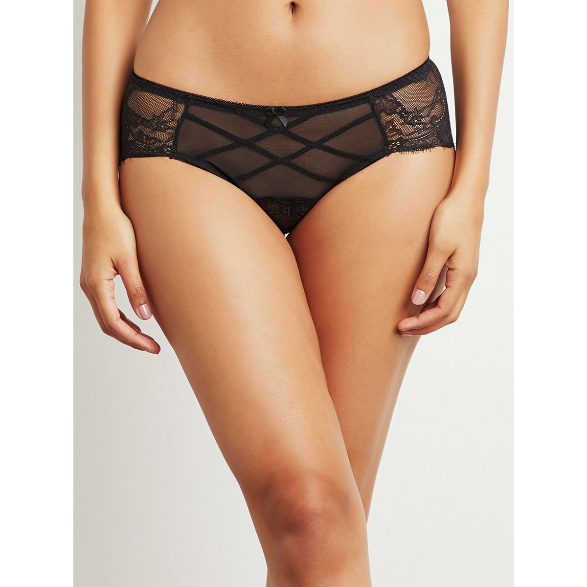 مجموعة من 2 سروال بكيني بتفاصيل شبكية من ستايلي-women-clothing-lingerie-panties-image-5