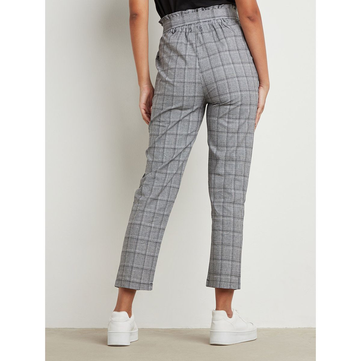 بنطلون مطبوع بربطة خصر من ستايلي-women-clothing-bottoms-trousers-image-3