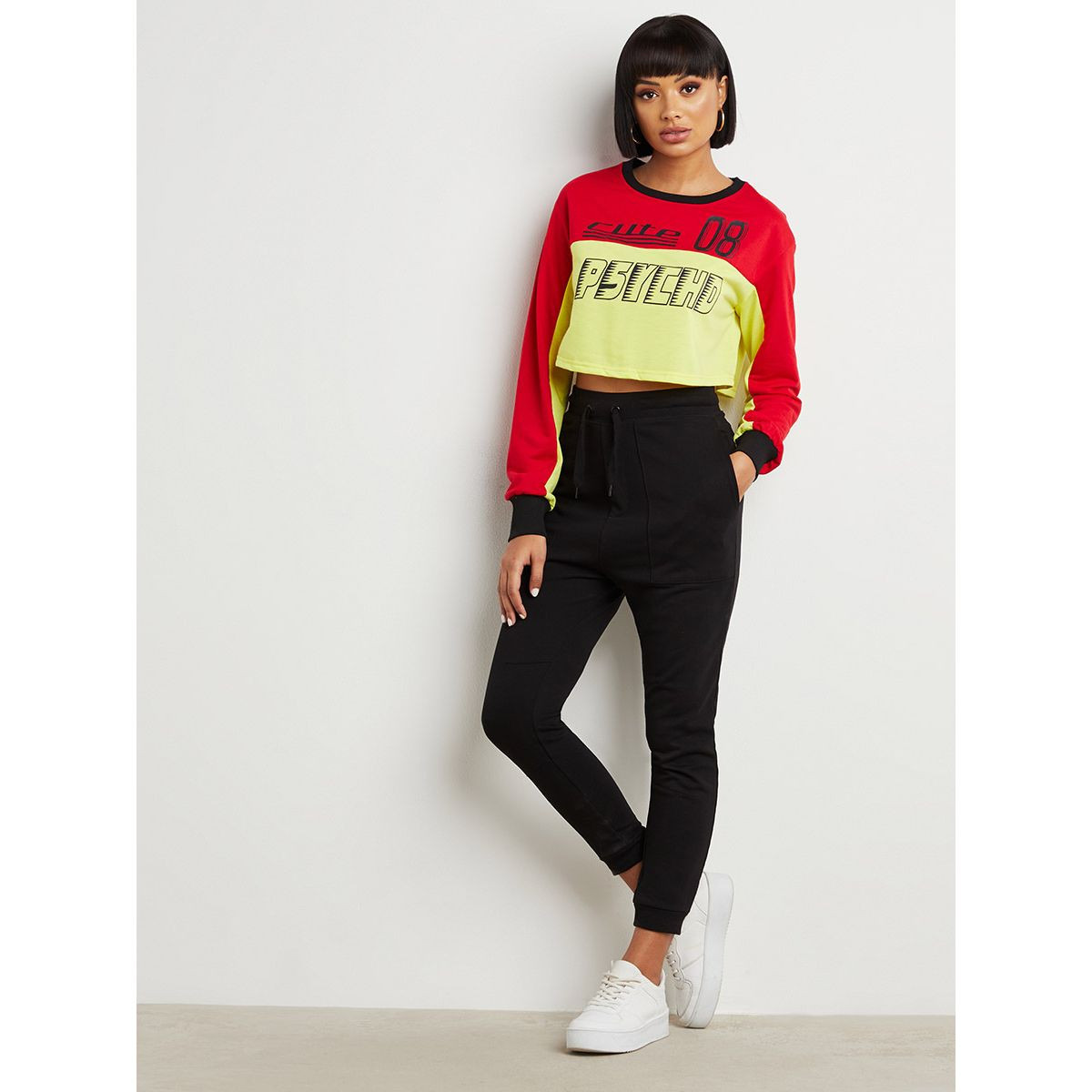 تيشيرت مطبوع بأكمام طويلة من ستايلي-women-clothing-hoodiesandsweatshirts-sweatshirts-image-2