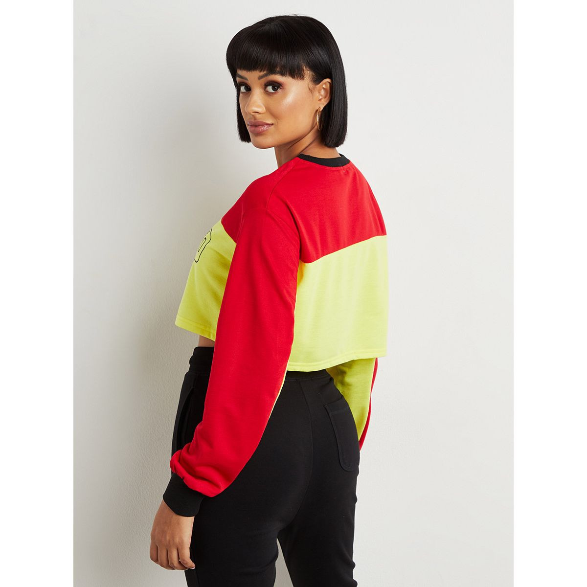 تيشيرت مطبوع بأكمام طويلة من ستايلي-women-clothing-hoodiesandsweatshirts-sweatshirts-image-4