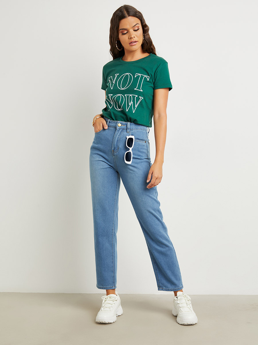 بنطلون جينز بقصة واسعة من ستايلي-women-clothing-bottoms-jeans-image-2
