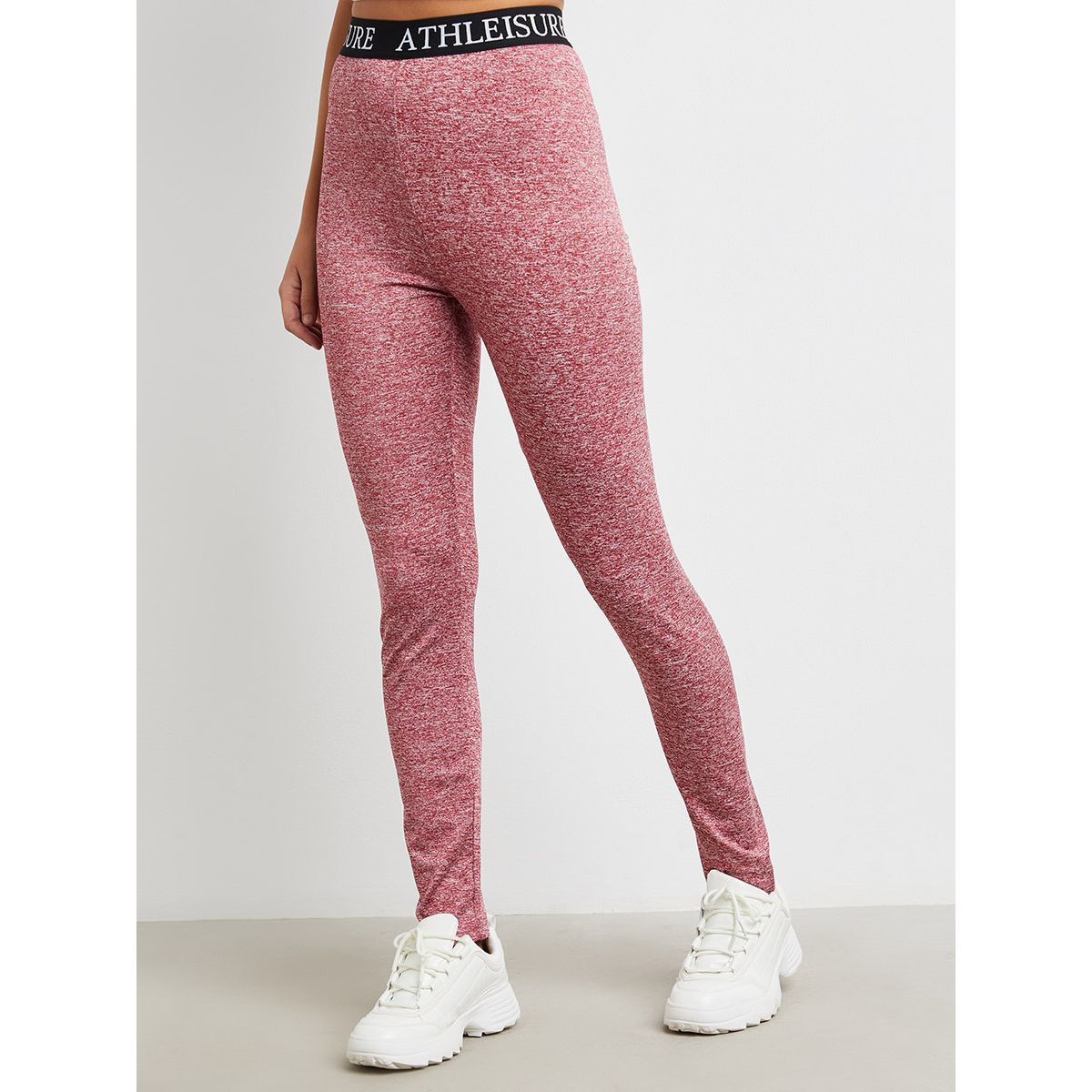 Buy Red Leggings for Women by MELANGE BY LIFESTYLE Online | Ajio.com