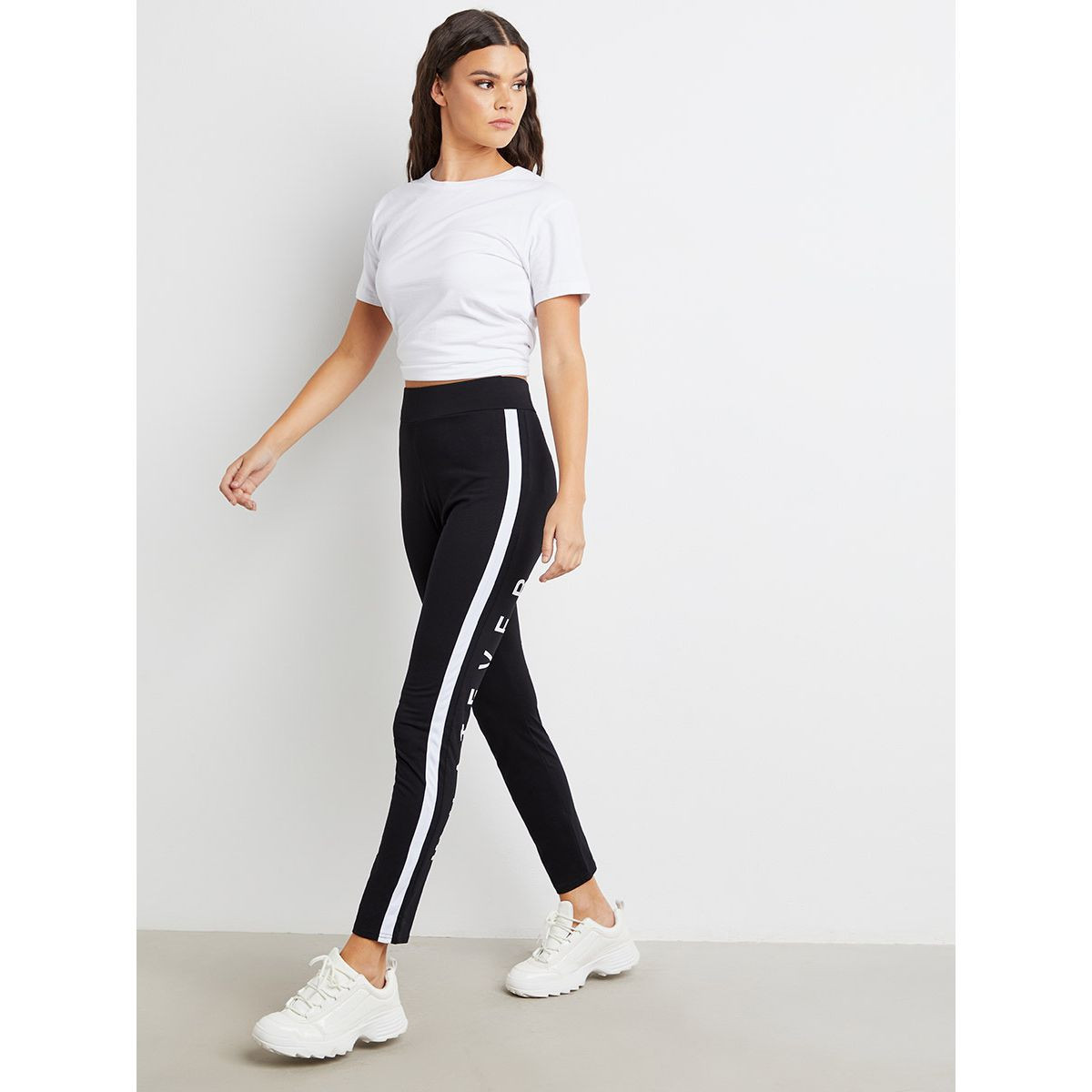 ليقنز مطبوع بتفاصيل جانبية من ستايلي-women-clothing-leggings-image-2