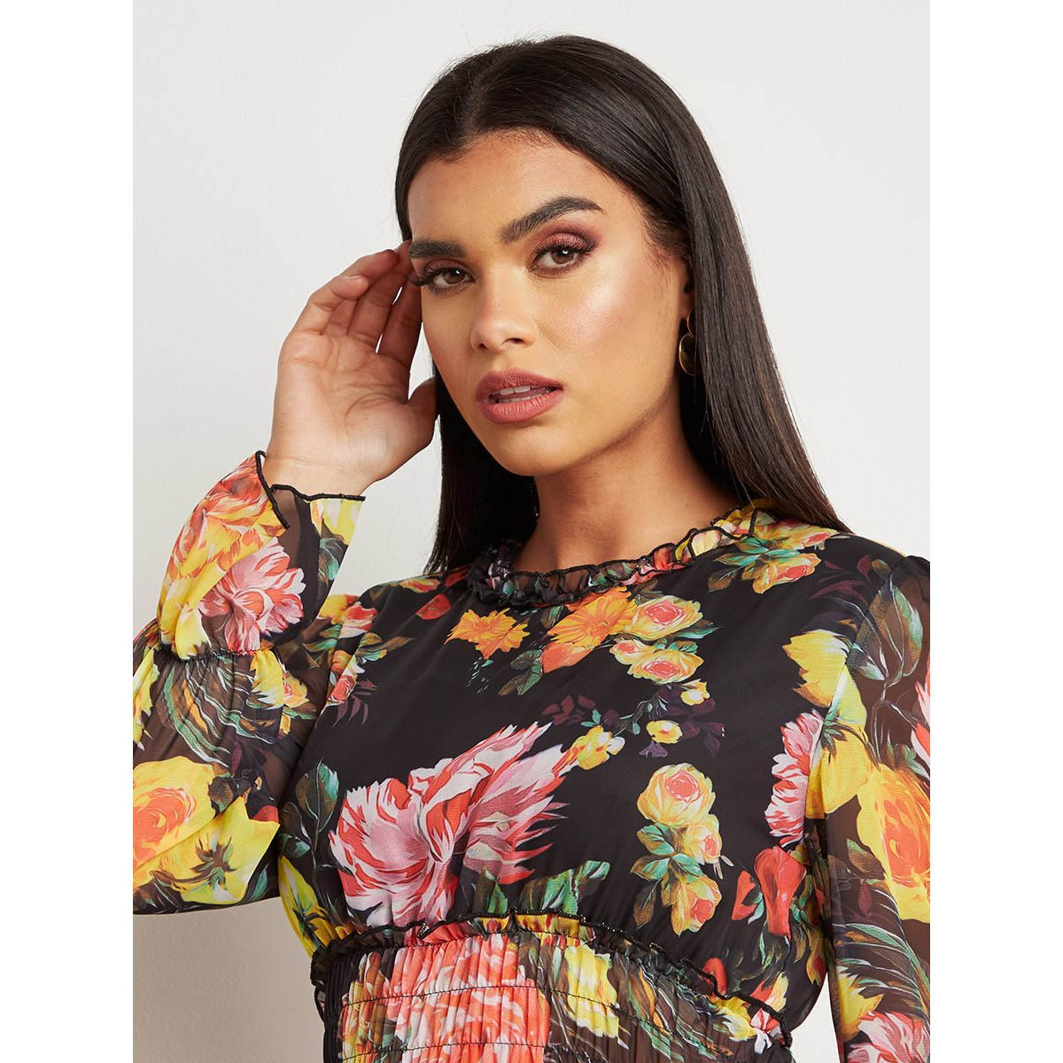 فستان طويل مطبوع من ستايلي-women-clothing-dresses-image-3