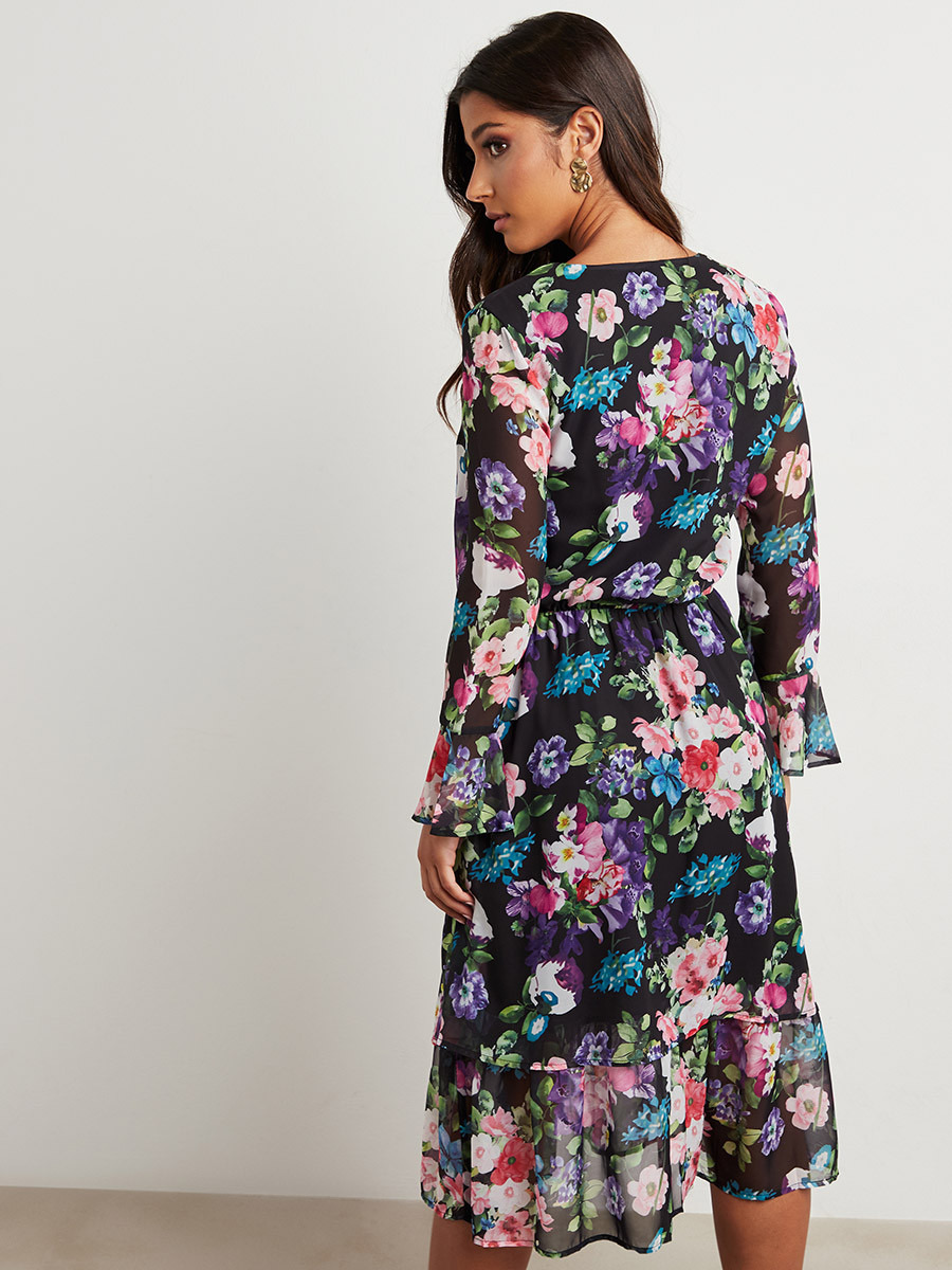 فستان ميدي مطبوع من ستايلي-women-clothing-dresses-image-4